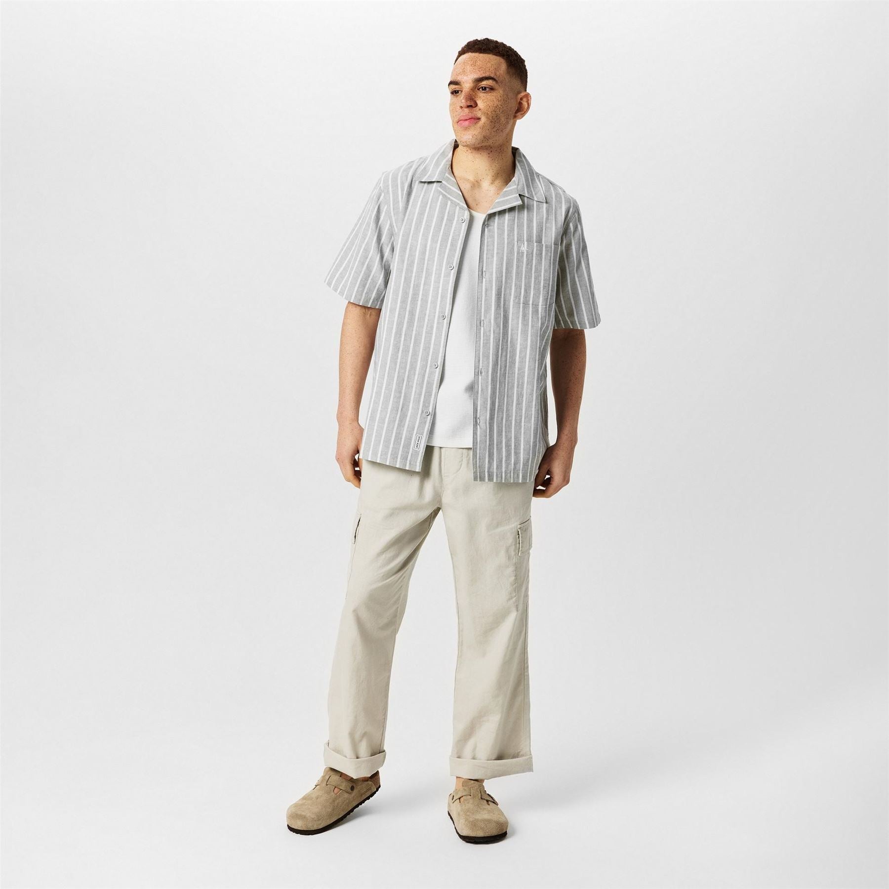Jack Wills Jw Linen Short Sleeve Plain Shirt