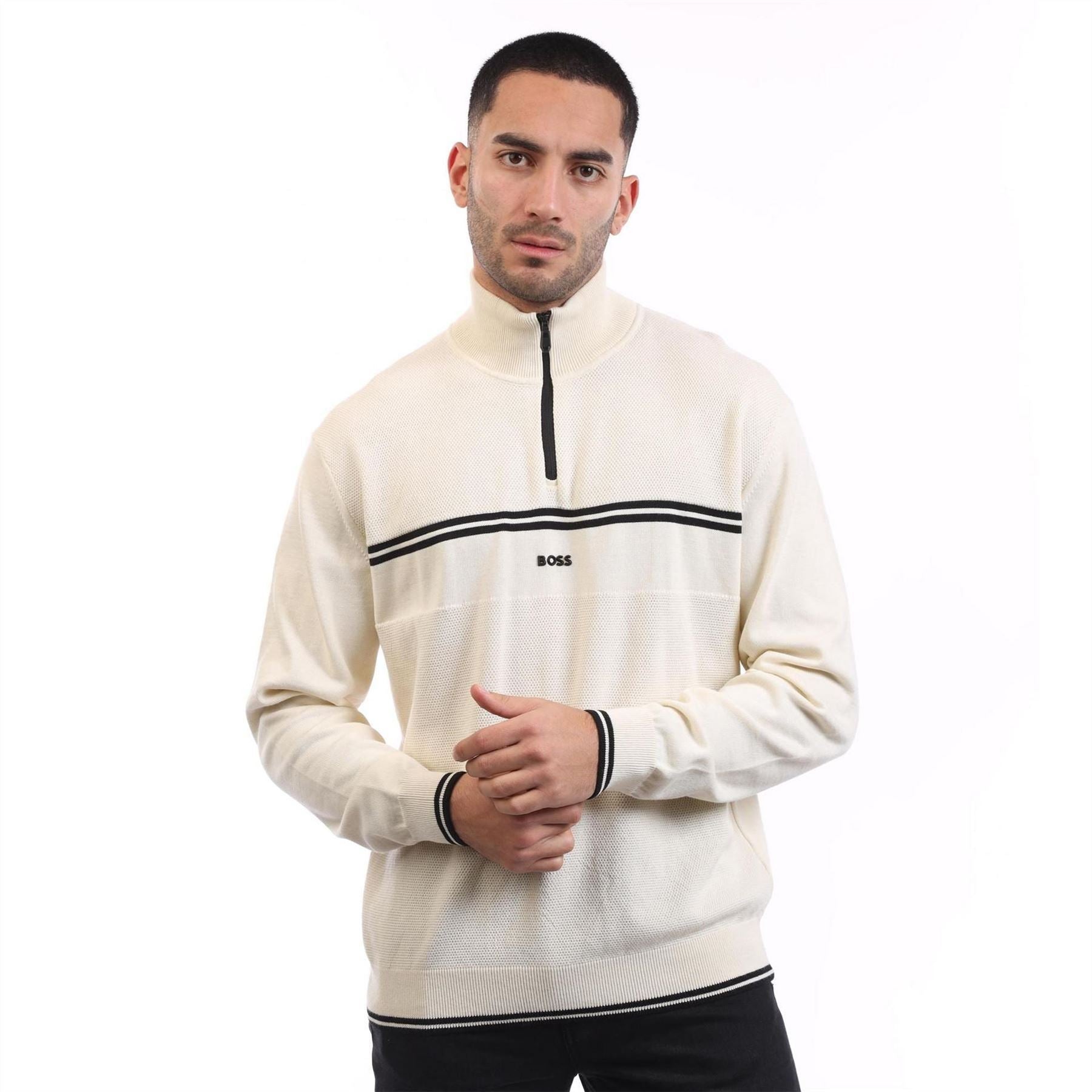 Boss Zone Quarter Zip Sweater