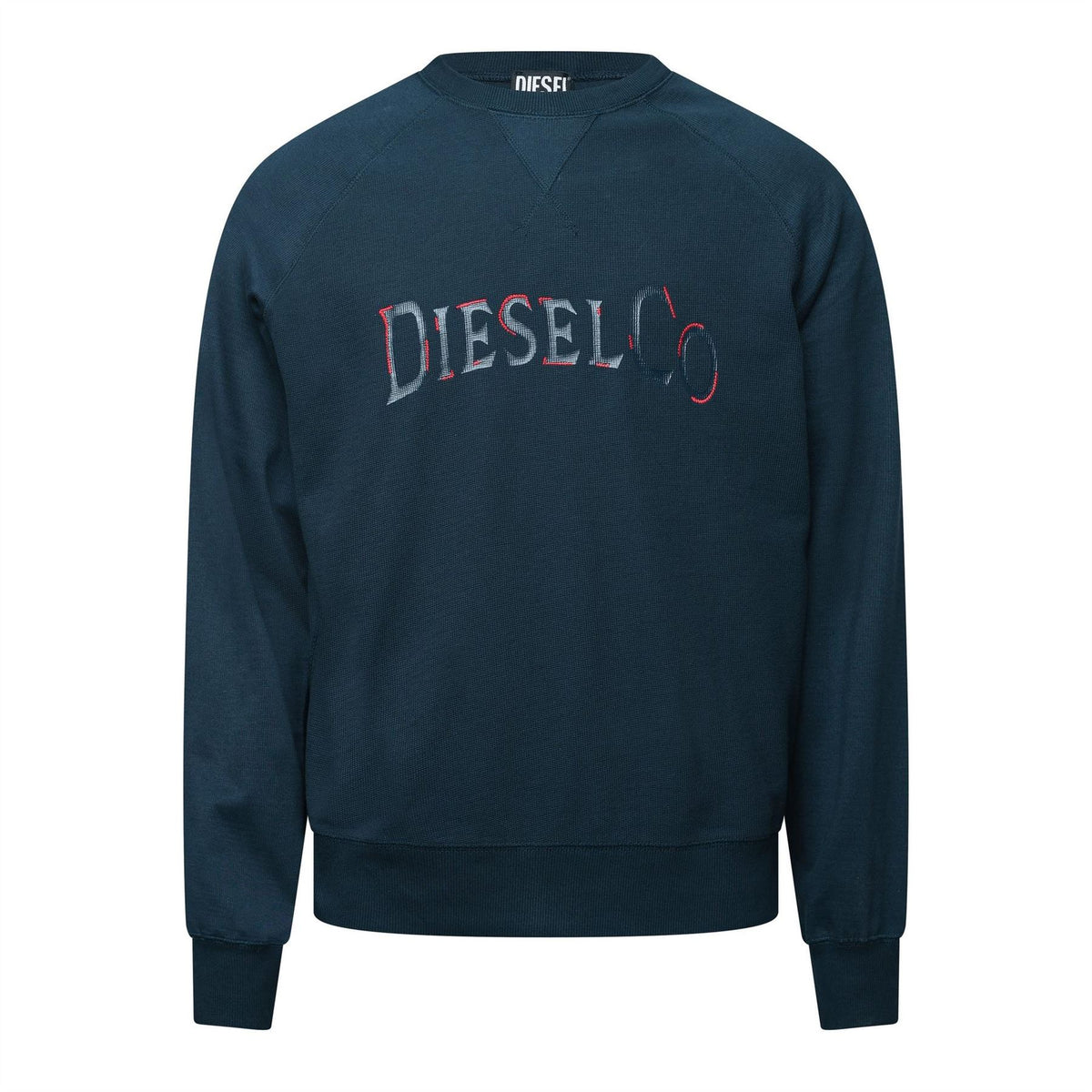 Diesel S Raglan Waf Crew Neck Sweatshirt