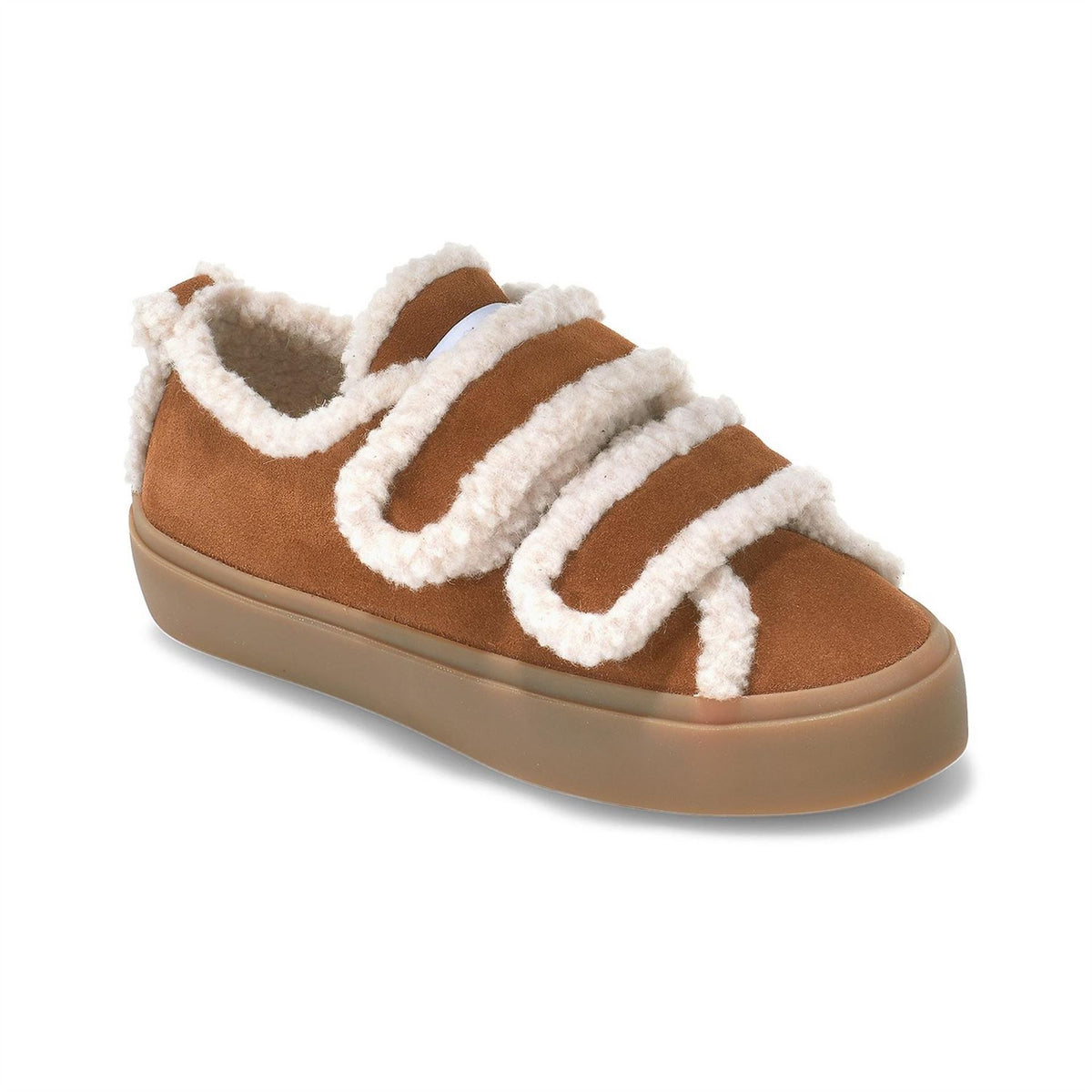 Inuikii Shearling Velcro Low Top Sneakers