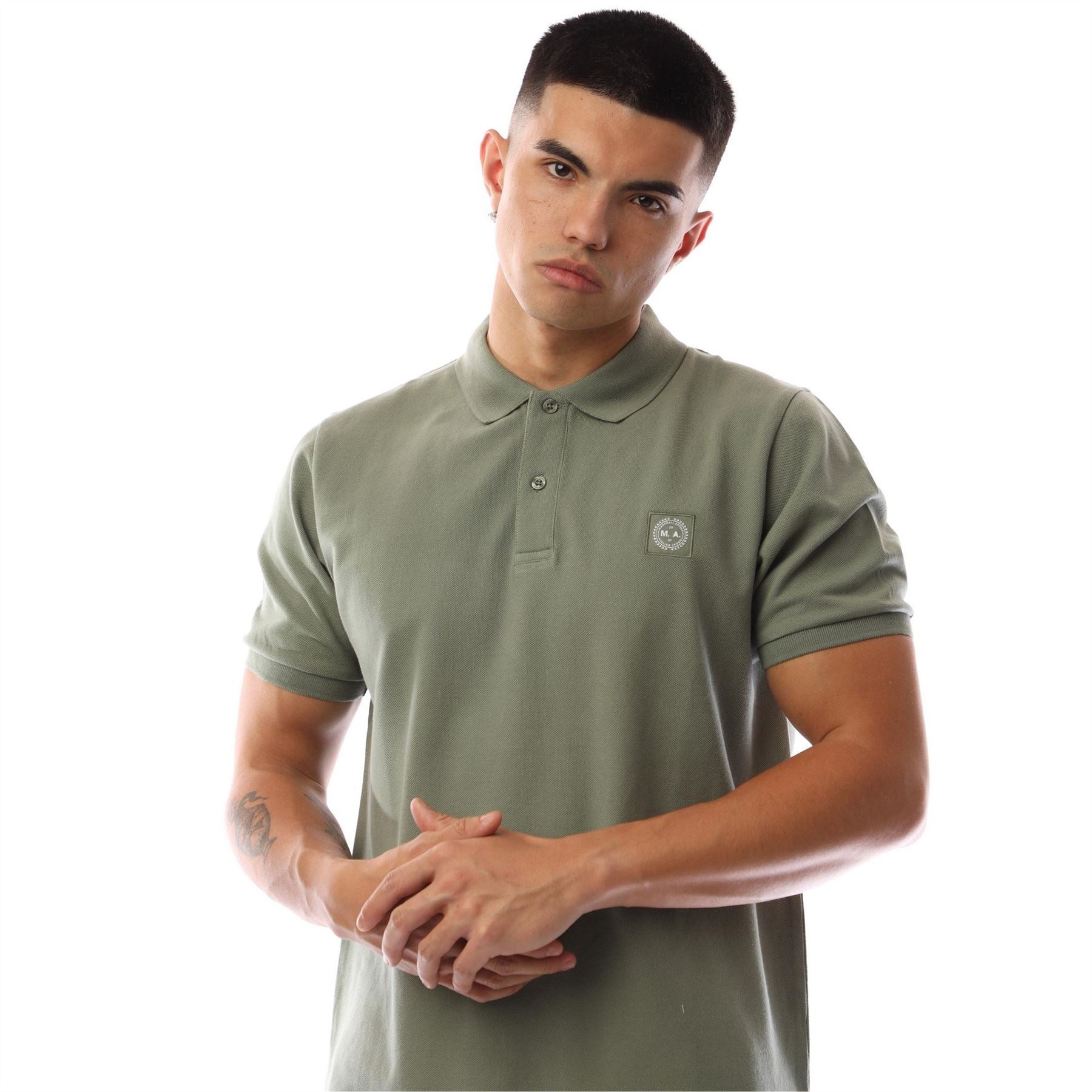 Marshall Artist Siren Collared Neck Short Sleeve Polo Shirt