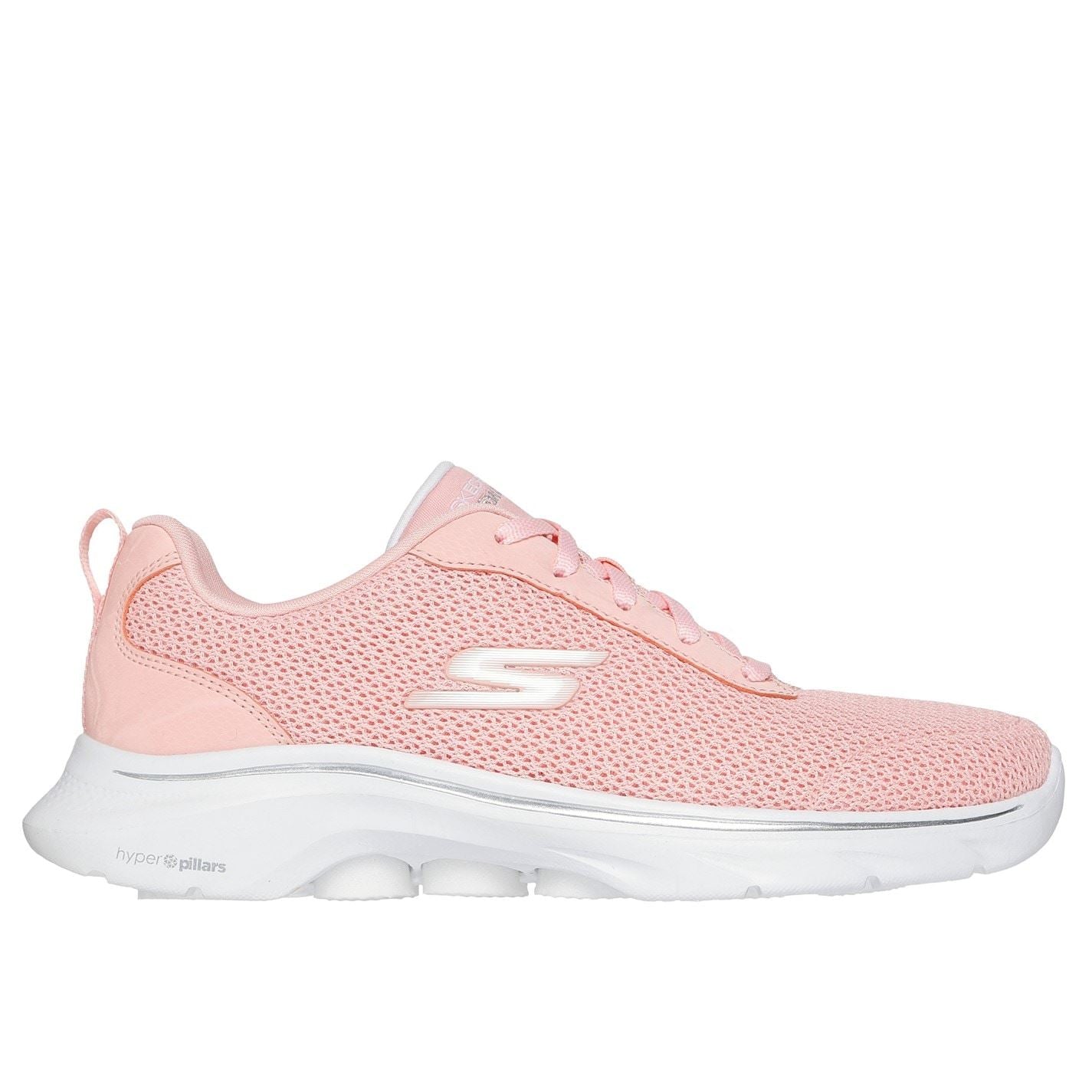 Skechers Womens Athletic Mesh Lace Up Slip On Runners