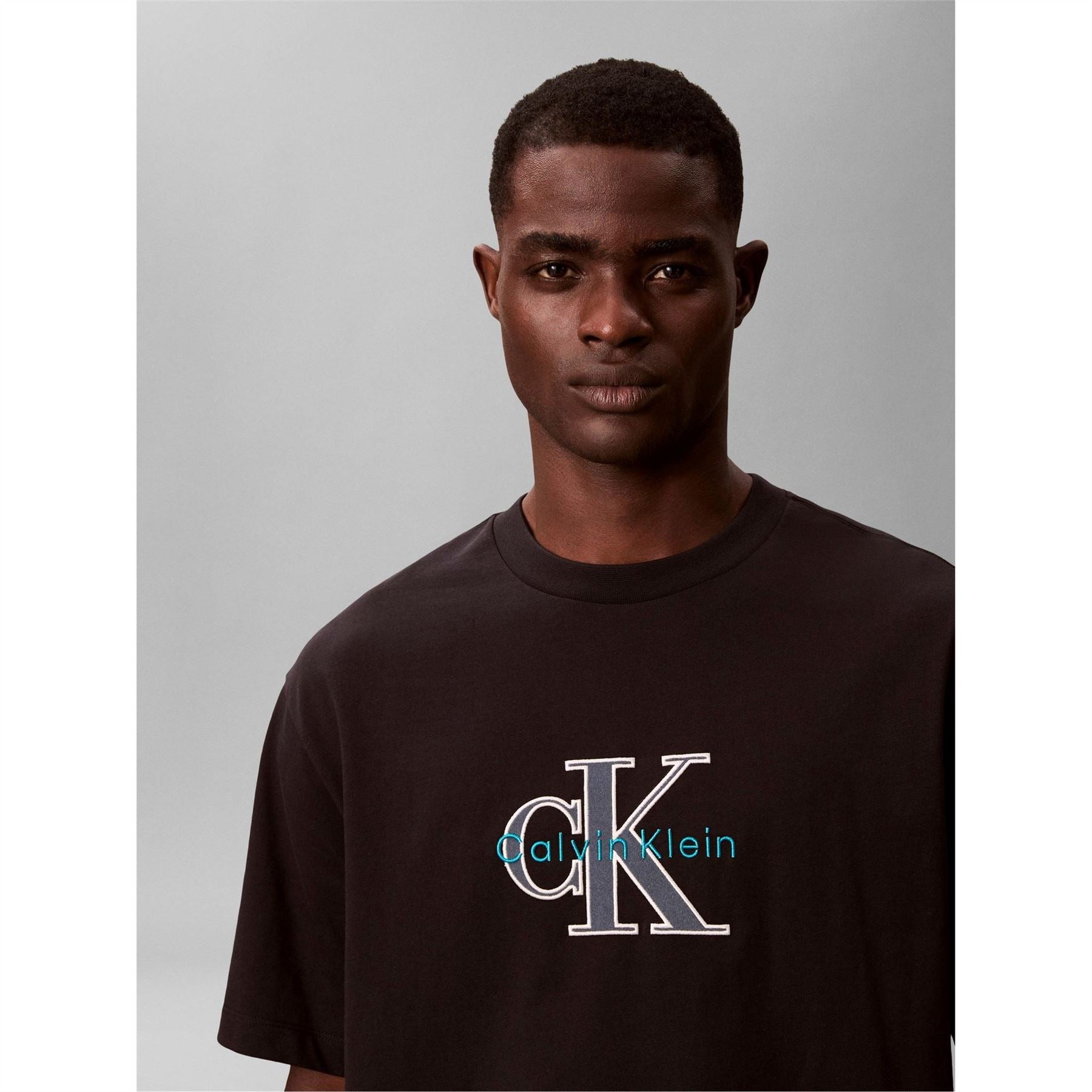 Calvin Klein Jeans Text Graphic Crew Neck Short Sleeve T-Shirt
