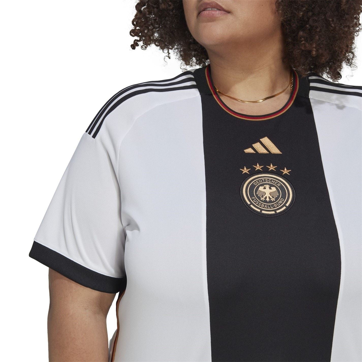 adidas Womens Germany Home Shirt 2022 Plus Size