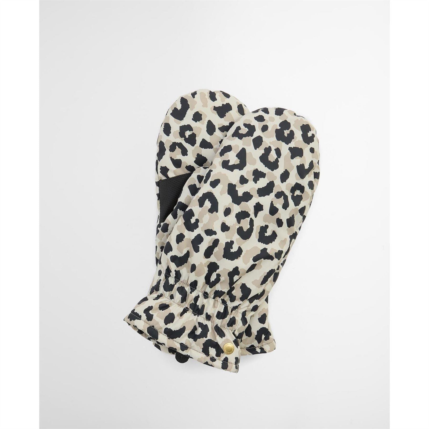 Barbour International Leopard Waterproof Mittens