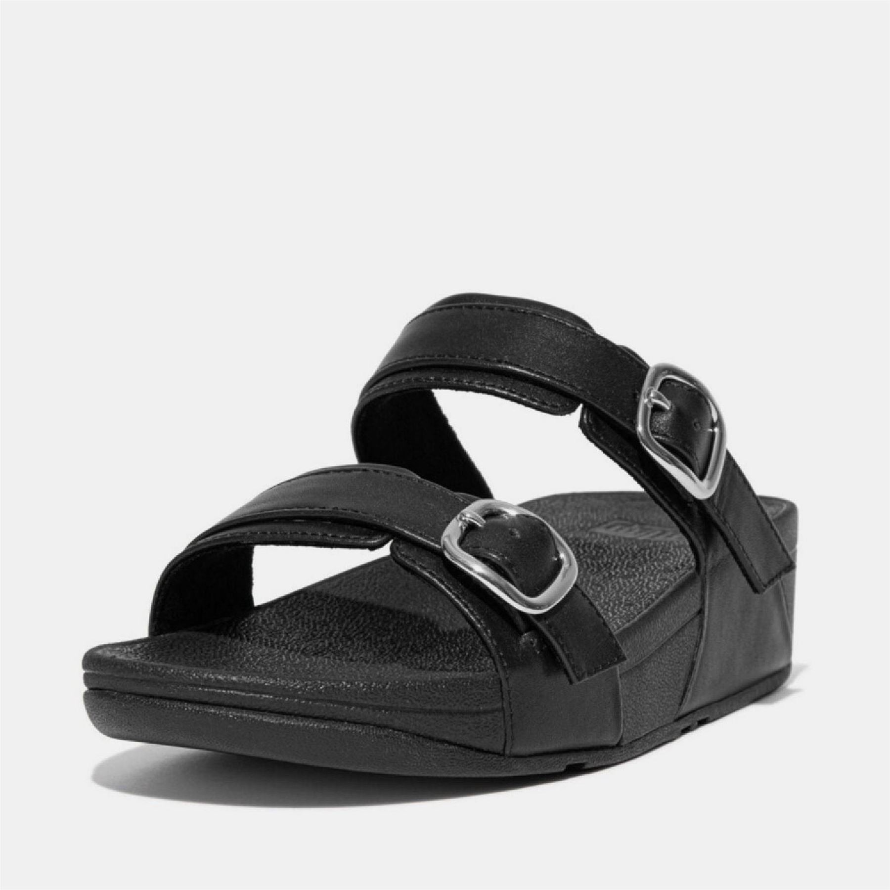 Fitflop Adjustable Leather Sliders