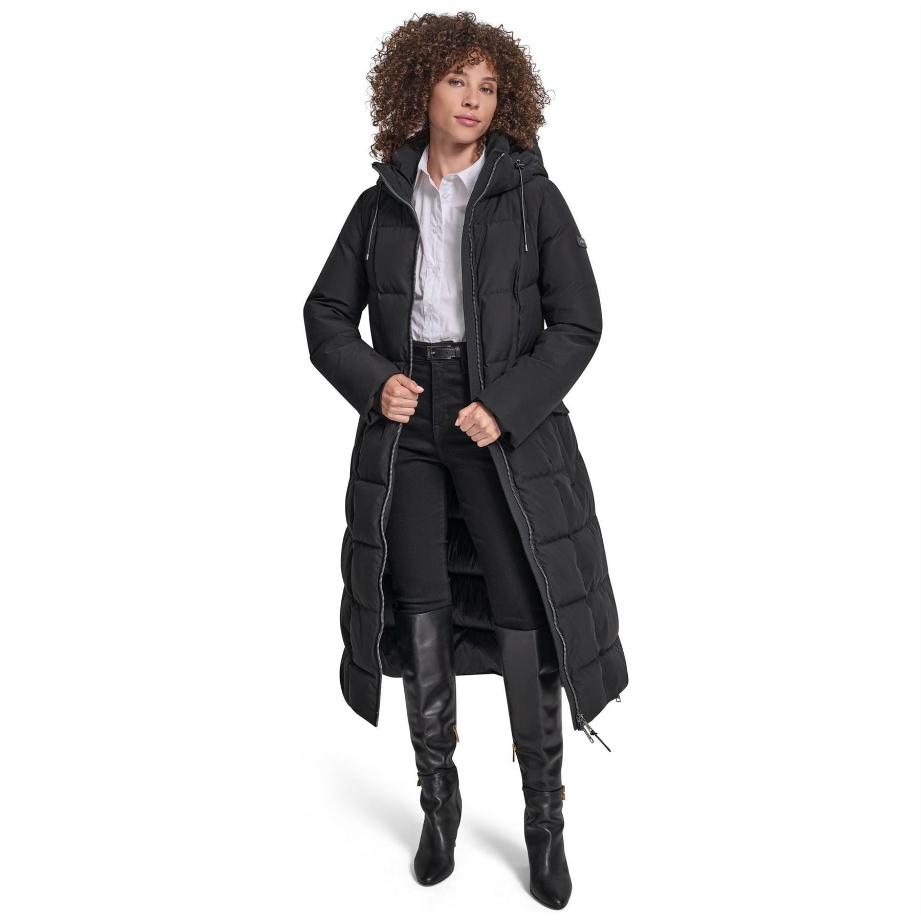 DKNY Long Puffer Jacket