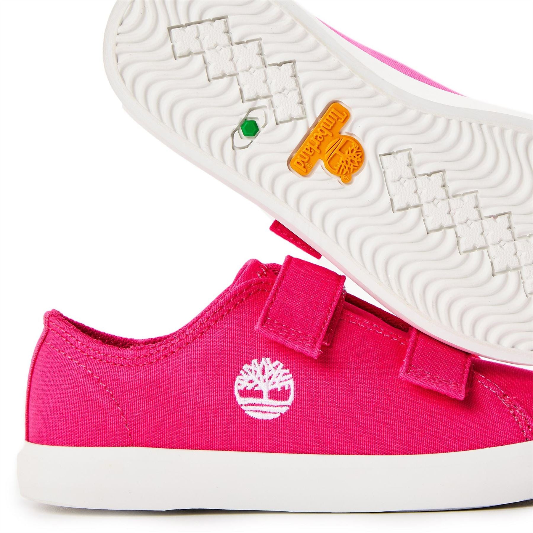 Timberland Kids Low Velcro Sneaker Canvasas Trainers