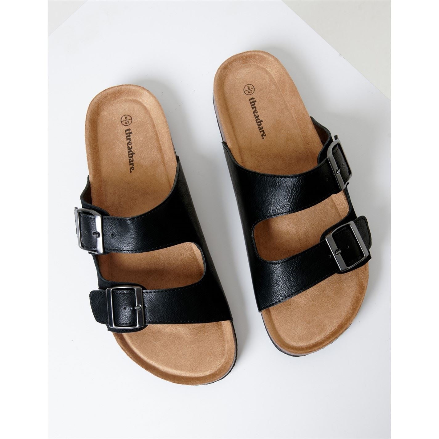 Threadbare Atticus Open Toe Slide Sandals