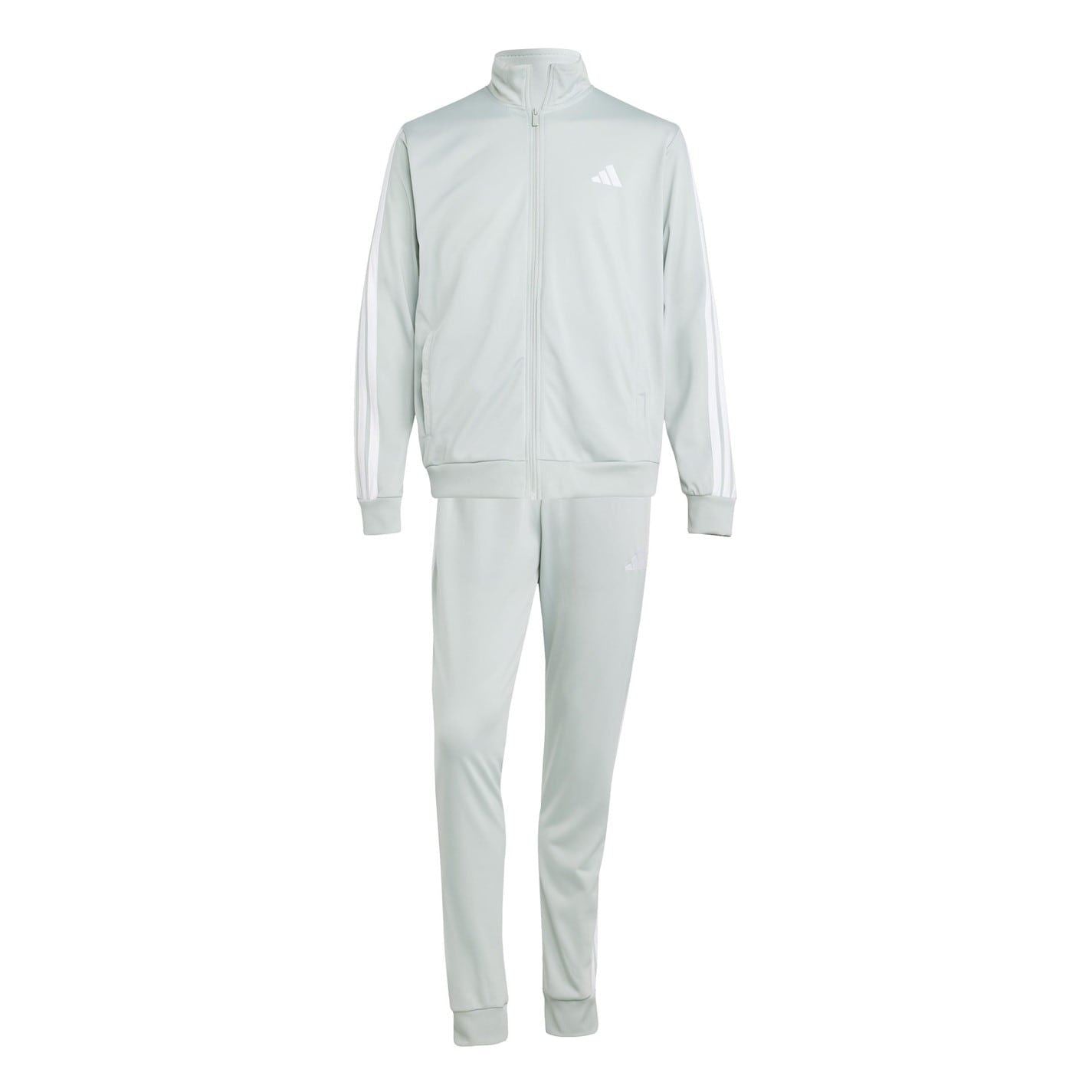 adidas Basic 3   Stripes Tricot Tracksuit