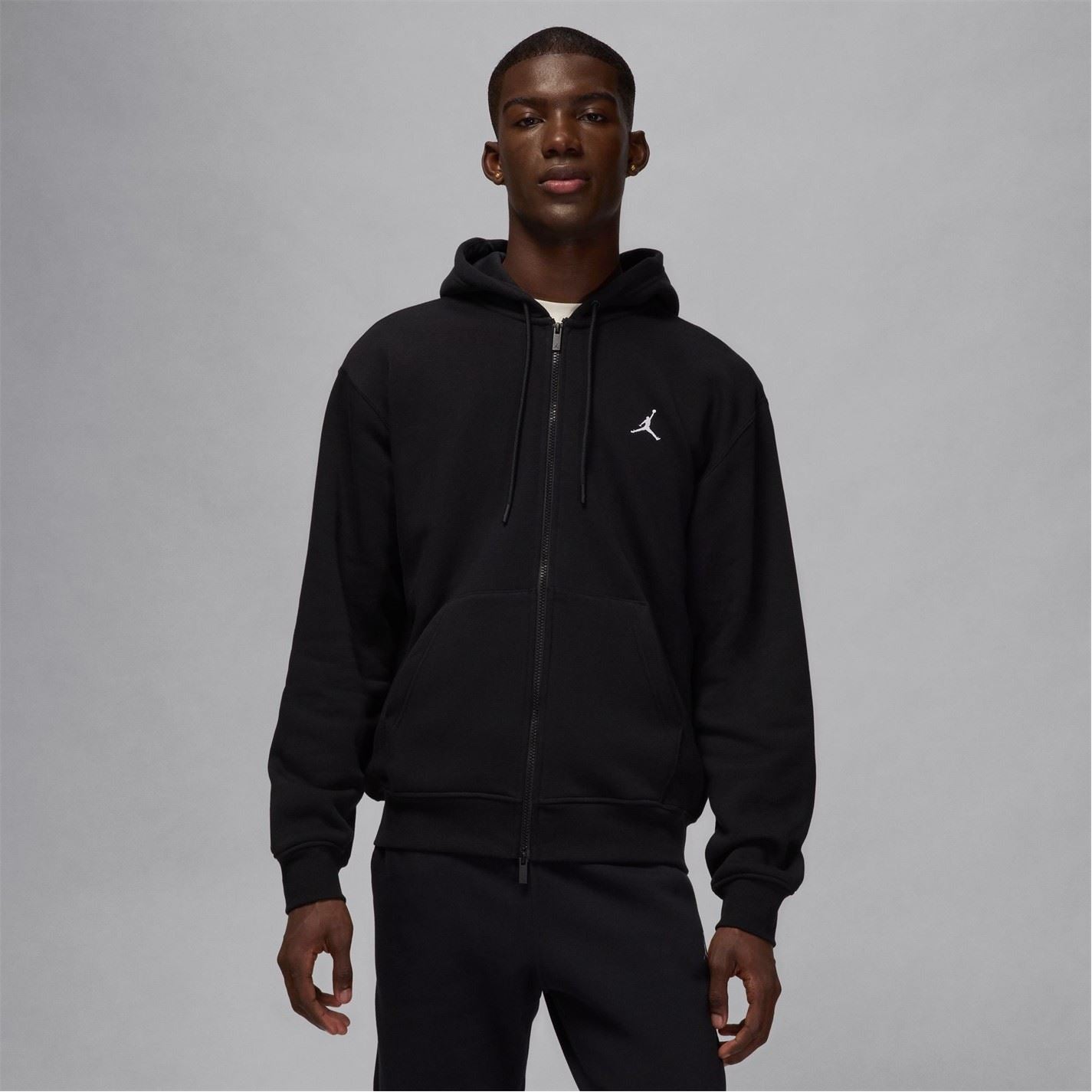 Air Jordan Mens Essentials Full Zip Fleece Hoodie