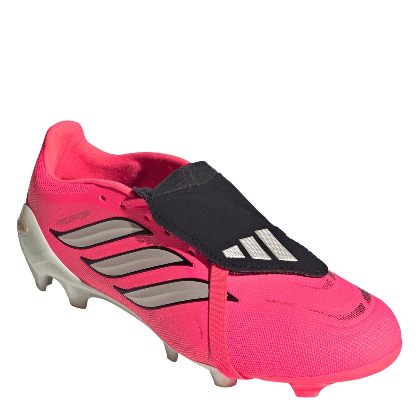 adidas Mens Predator Fold Over Tongue Academy Firm Ground Football Boots