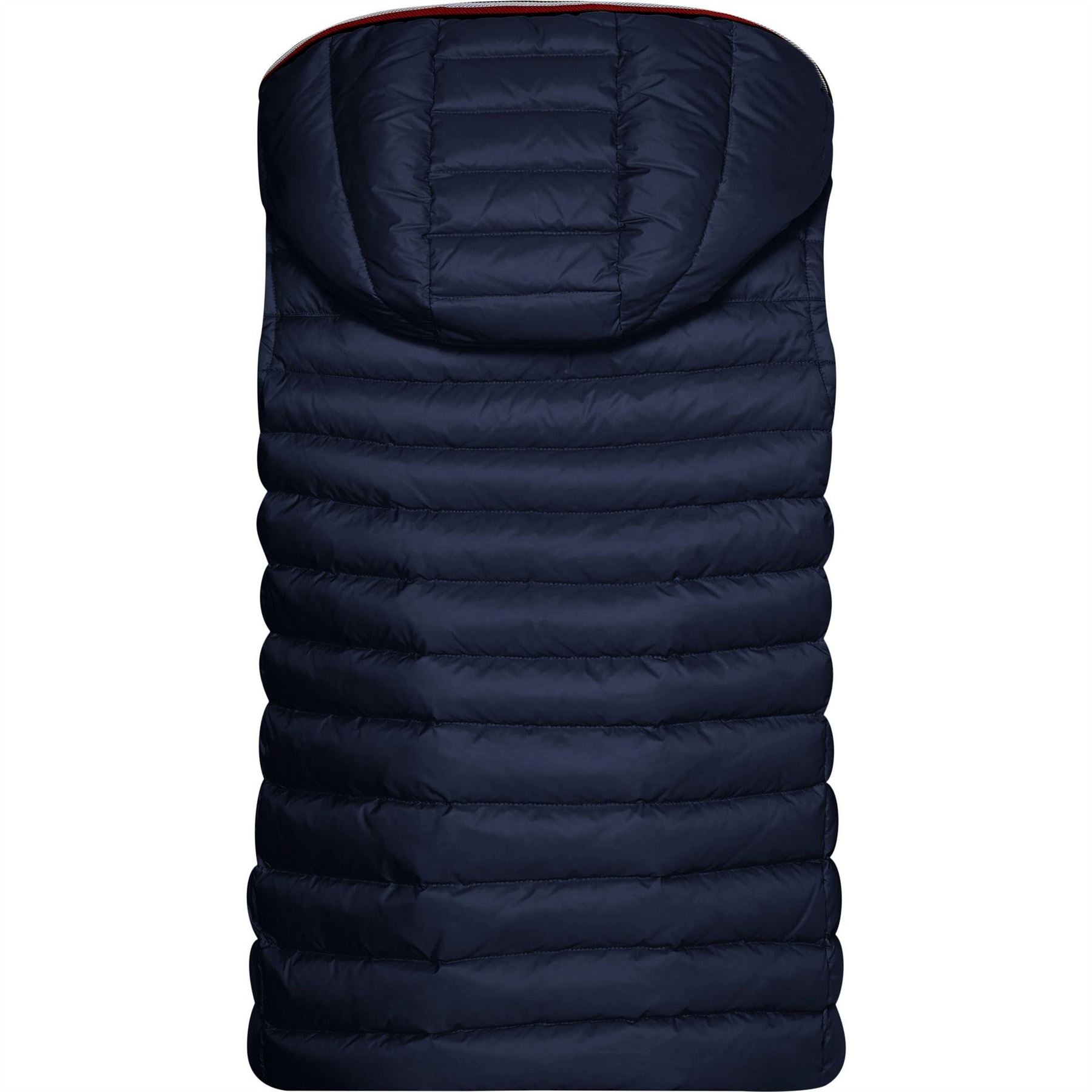 Tommy Hilfiger Heritage Low Down Duck Down Detachable Hood Sleeveless Short Puffer Jacket