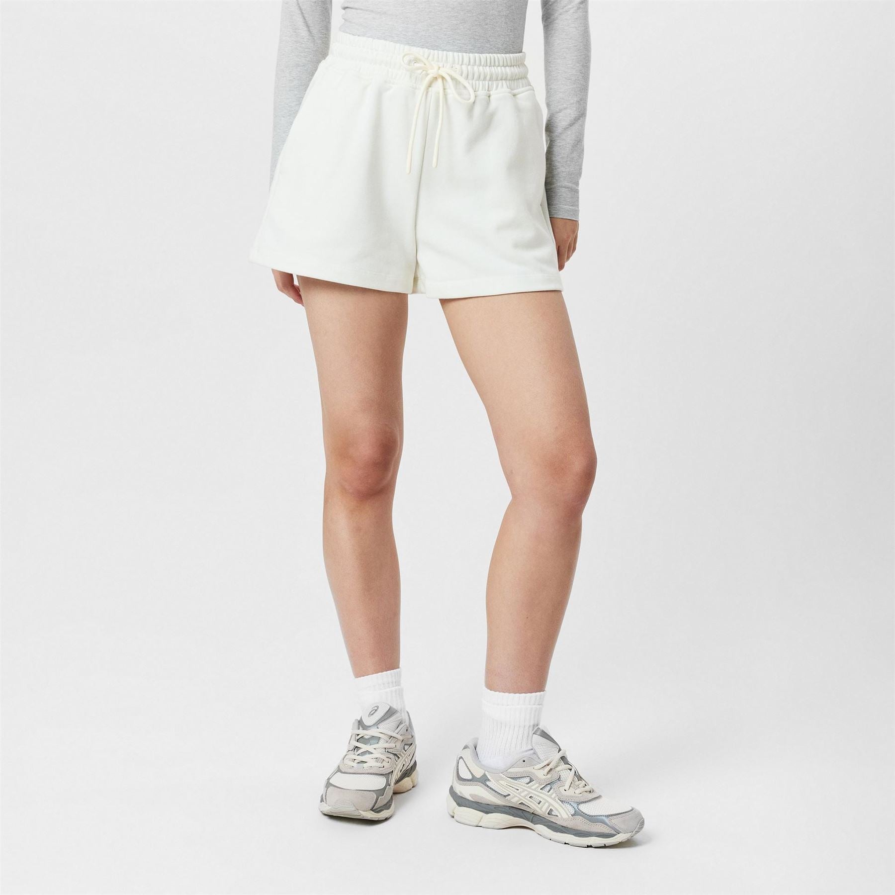 Sweaty Betty Solid Bermuda Sweat Shorts with Elasticated Waistband
