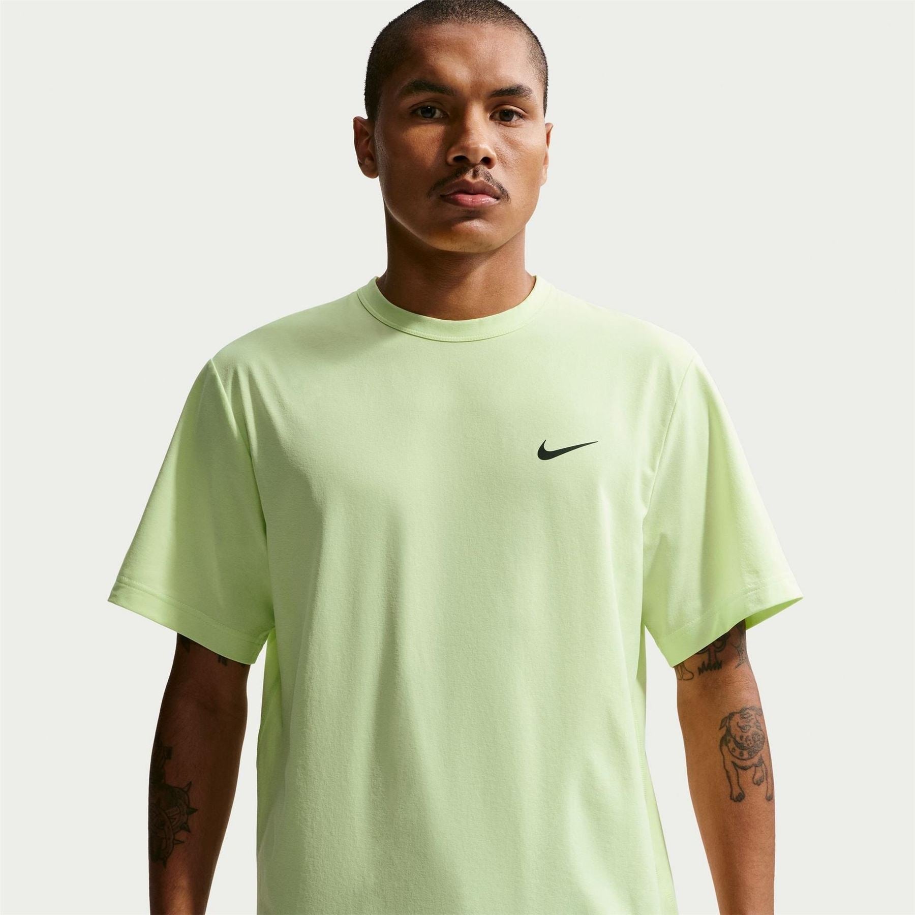 Nike Mens Dri Fit Uv Hyverse Short Sleeve Fitness Top