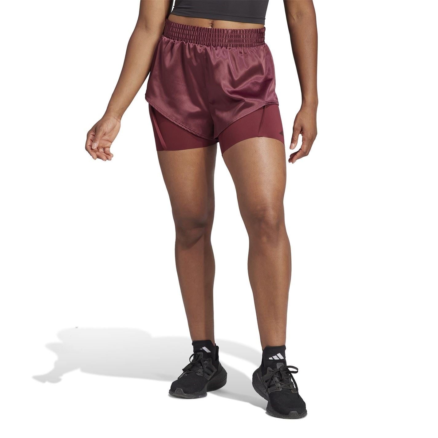 adidas Womens Power Aeroready 2 In 1 Shorts