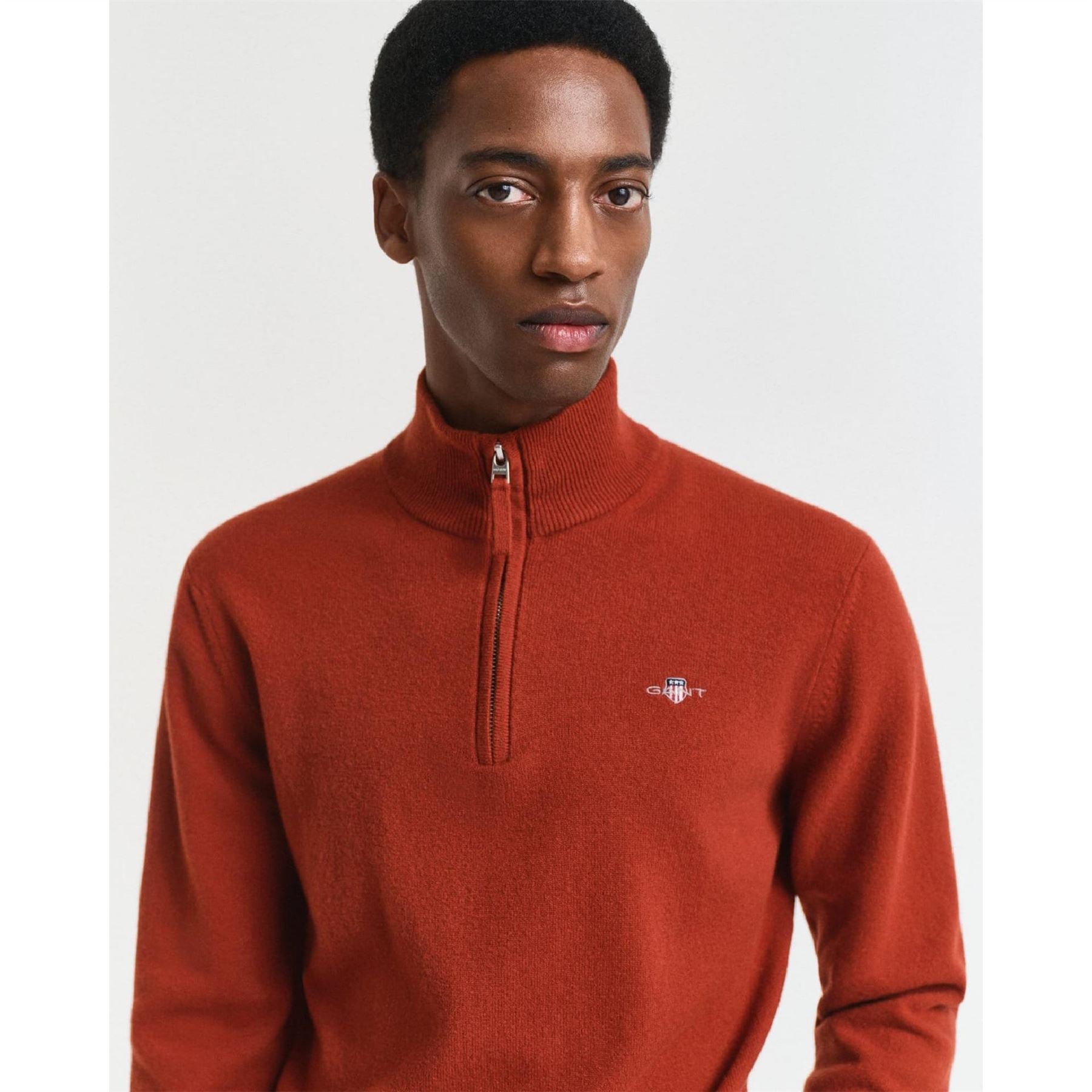 Gant Lambswool Half Zip Fleece