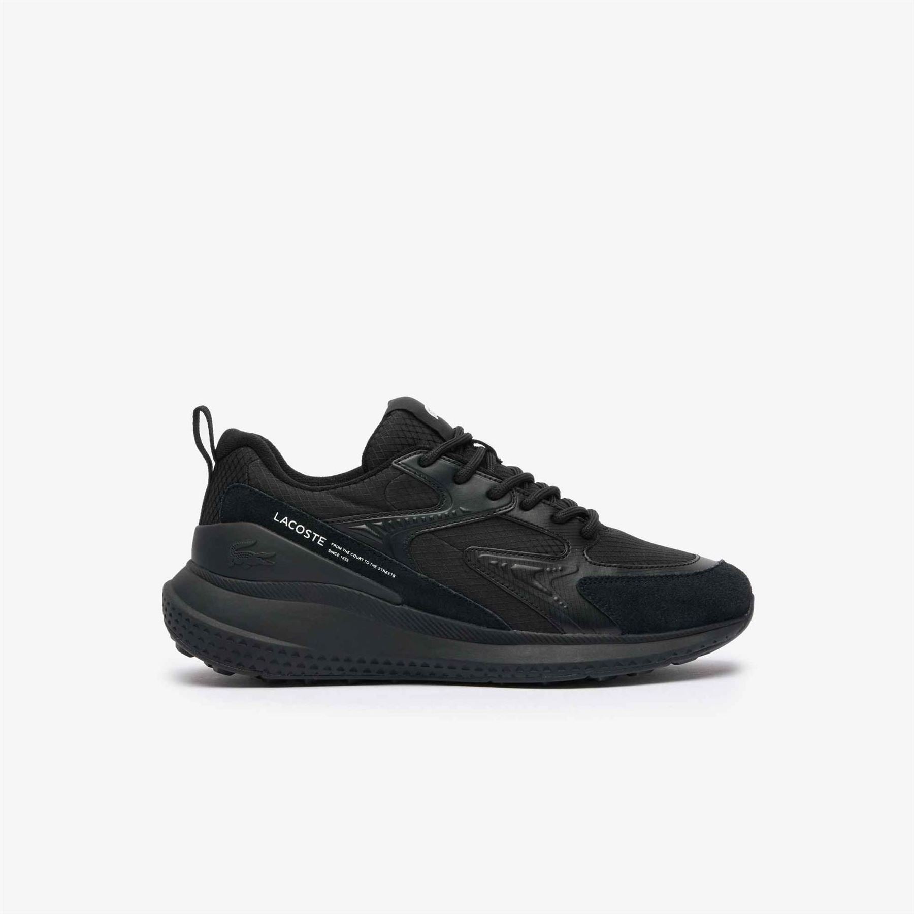 Lacoste Flat Heel Textured Trainers