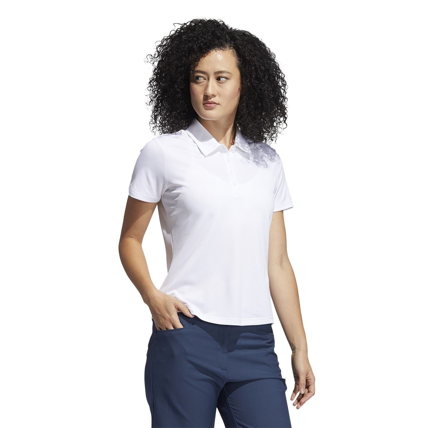 adidas Womens Short Sleeve Performance Polo Shirt