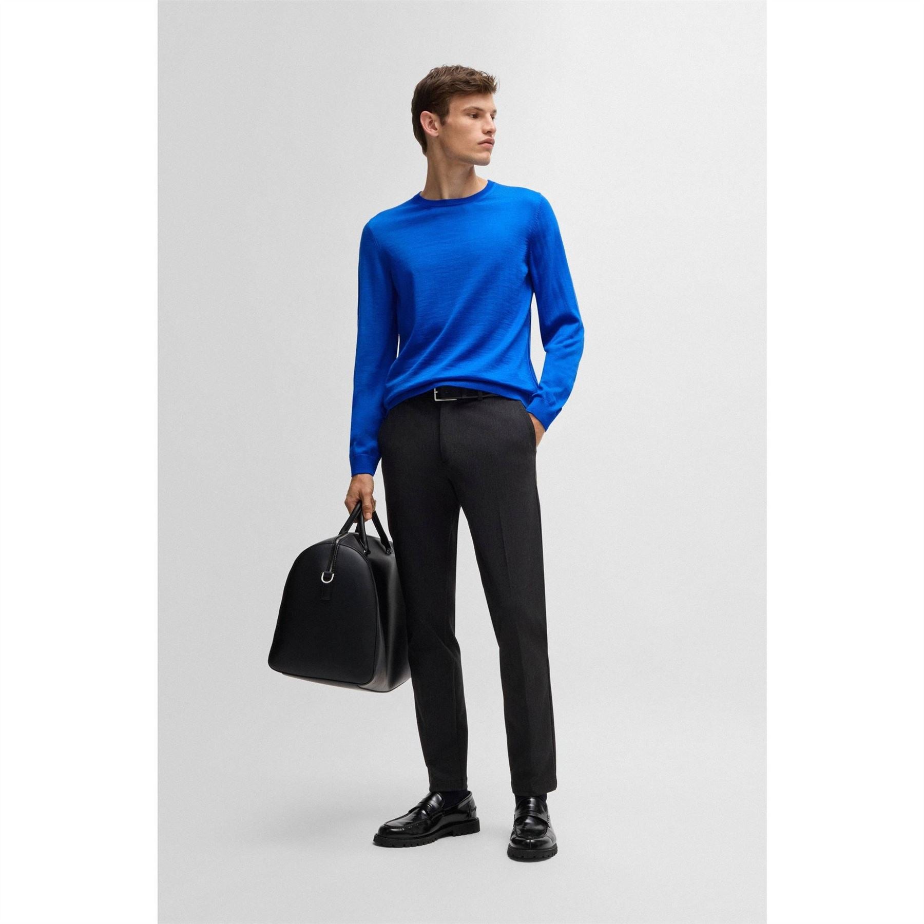 Boss Leno Regular Fit Crew Neck Sweater