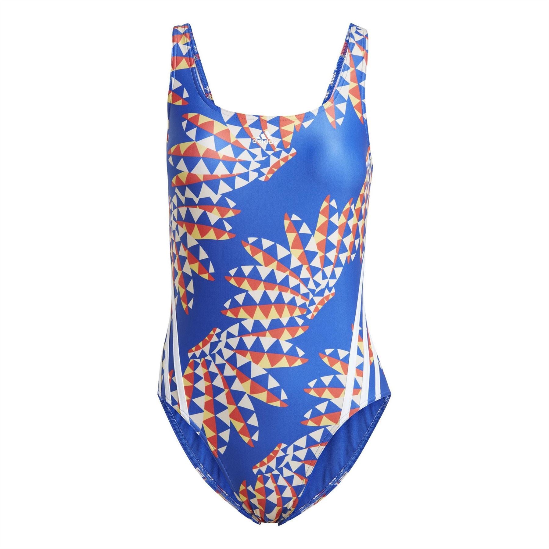 adidas Womens Farm 3s Clx St One Piece Swimsuit