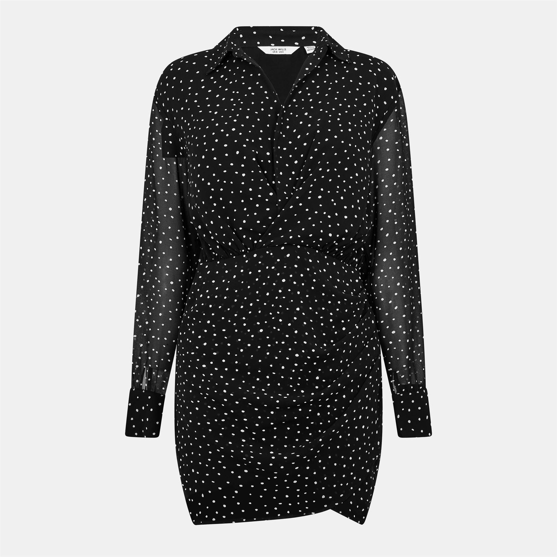 Jack Wills Draped Shirt Dress