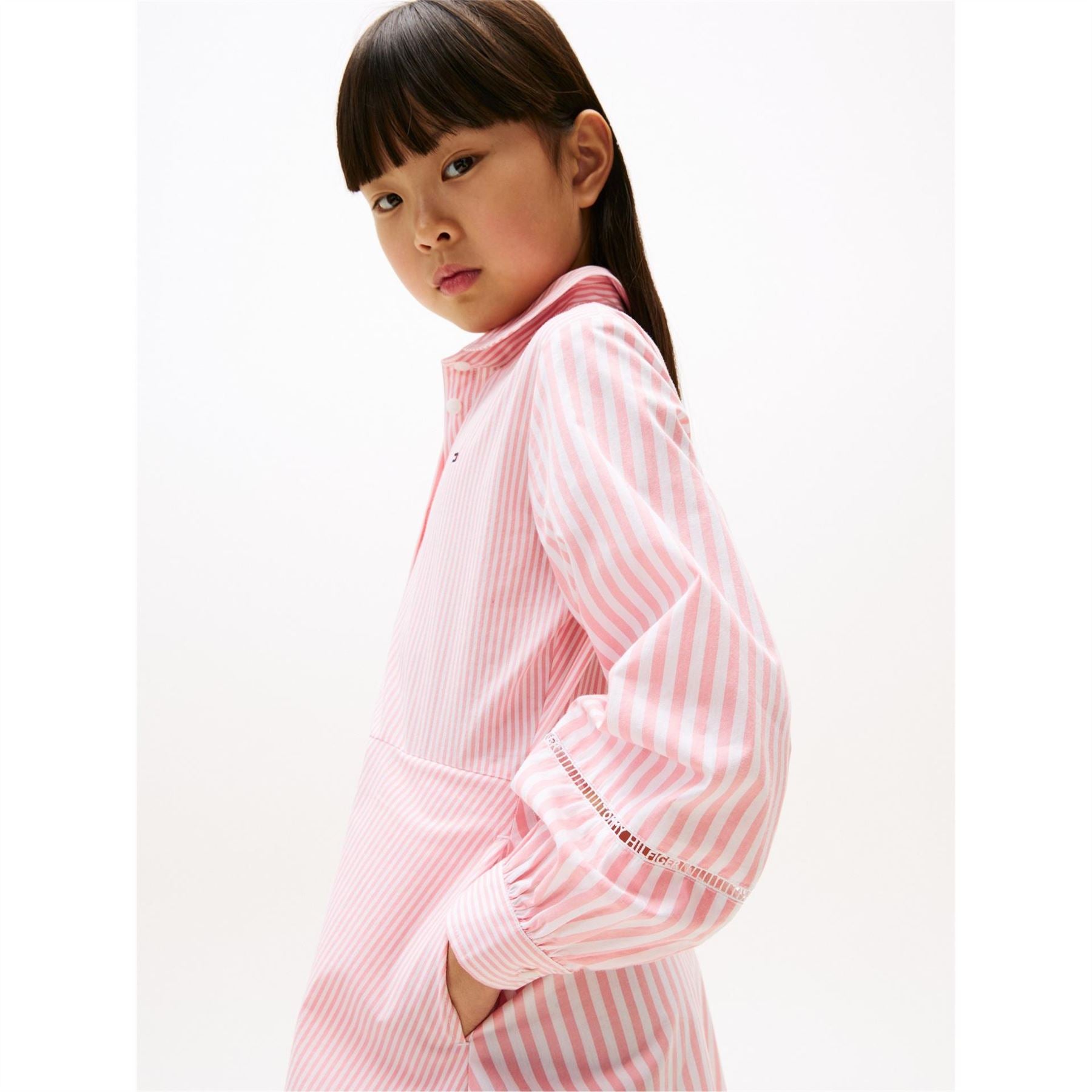 Tommy Hilfiger Collared Neck Mini Shirtdress