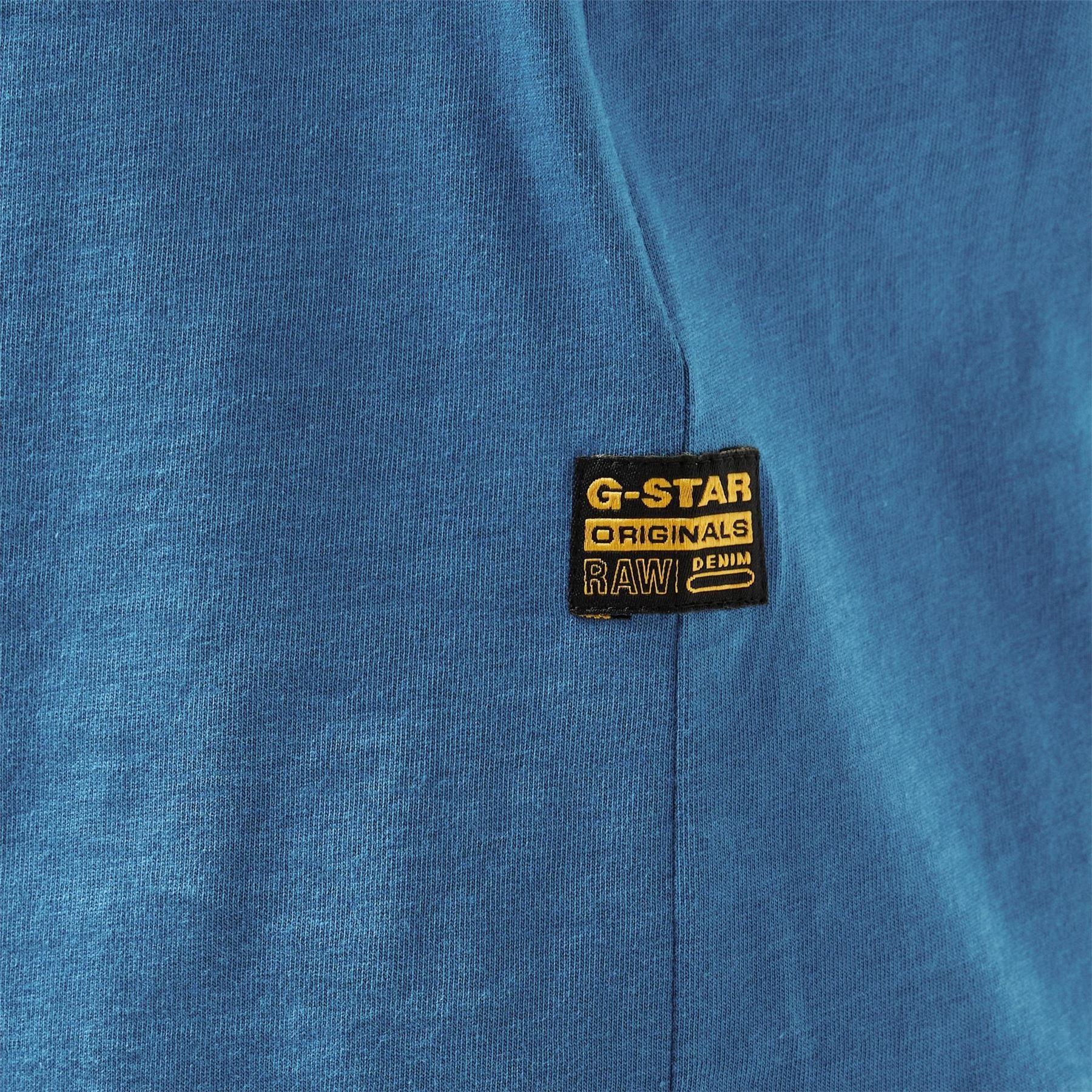 G Star Regular Fit Lettering Crew Neck T-Shirt