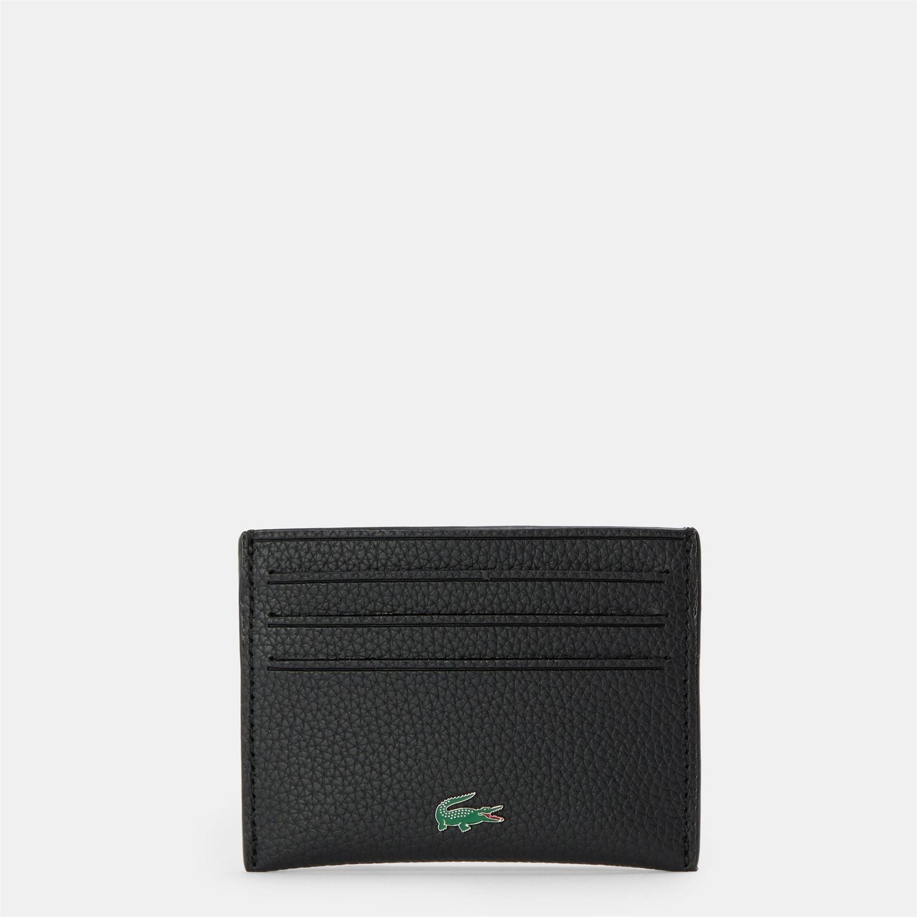 Lacoste Rectangle Shape Card Holder with Crocodile Logo