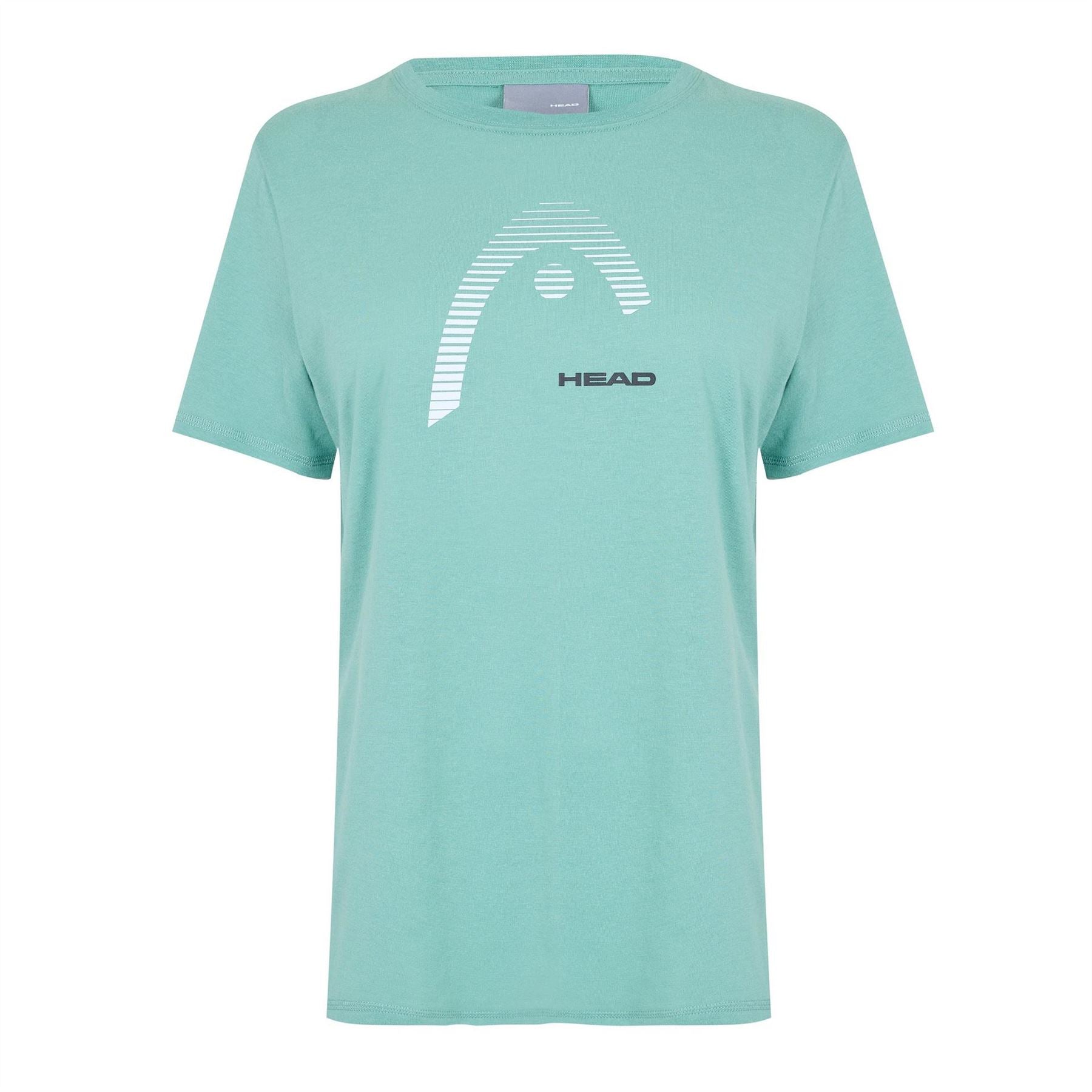HEAD Club Lara Crew Neck Ribbed Collar Short Sleeve T-Shirt