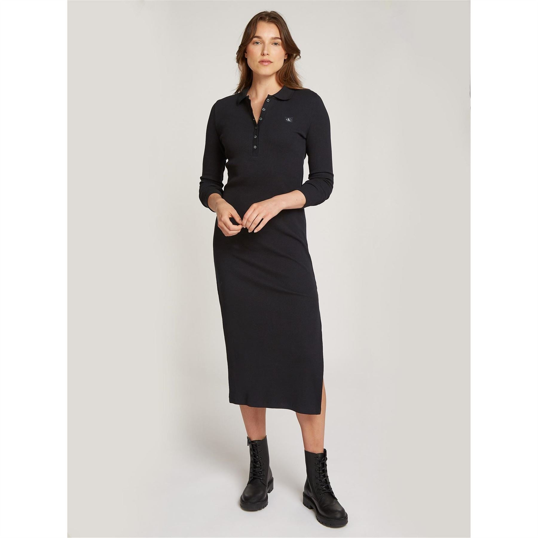 Calvin Klein Jeans Long  Sleeve Dress