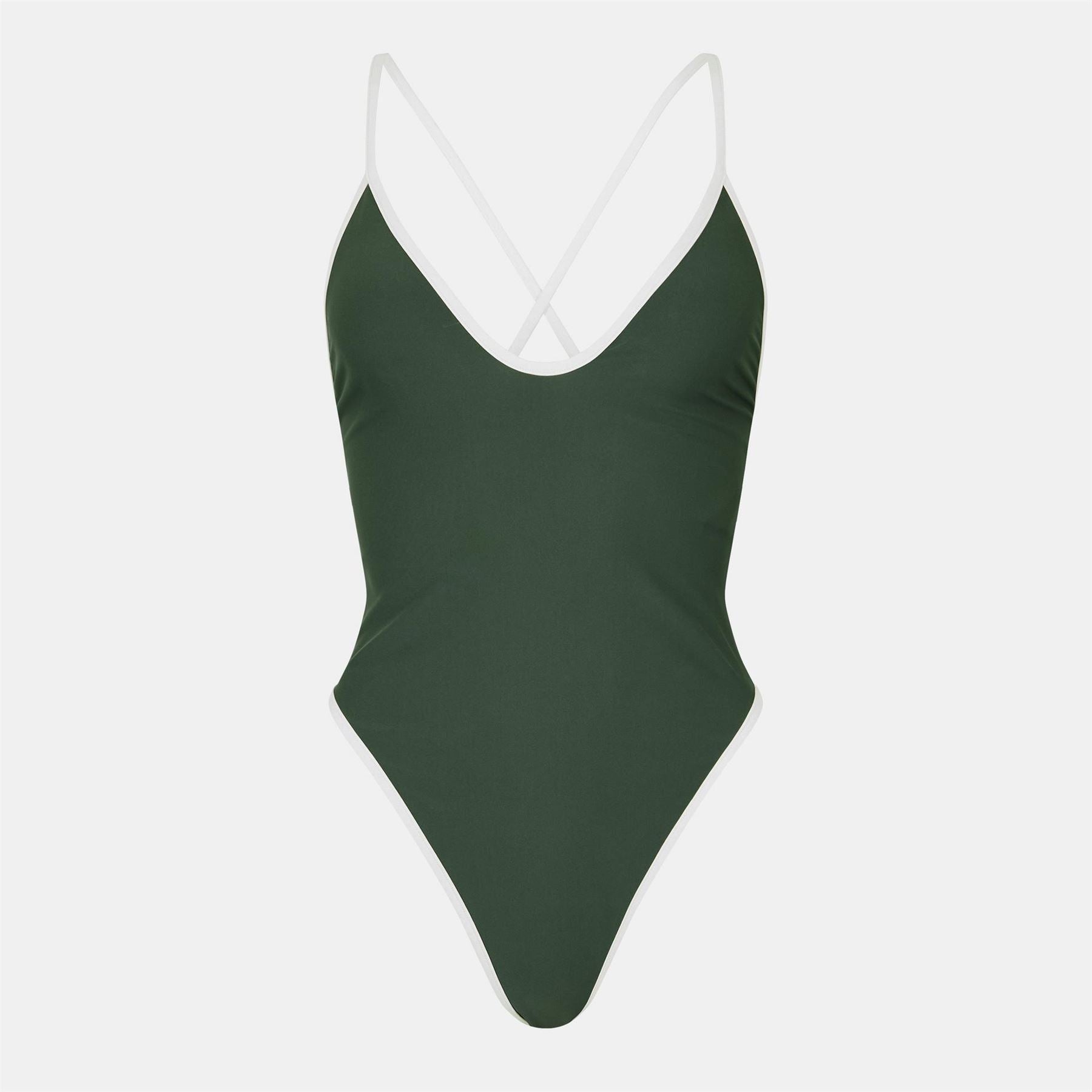 Jack Wills Contrast Tie Back Swimsuit