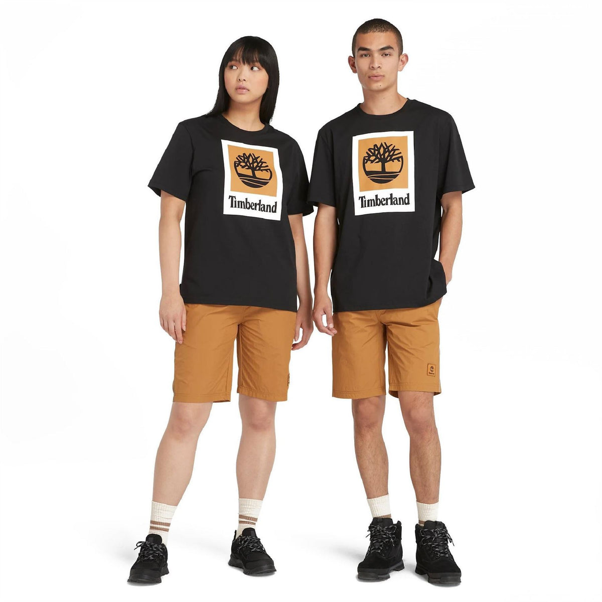Timberland Stack Logo Cotton Short Sleeve T-Shirt