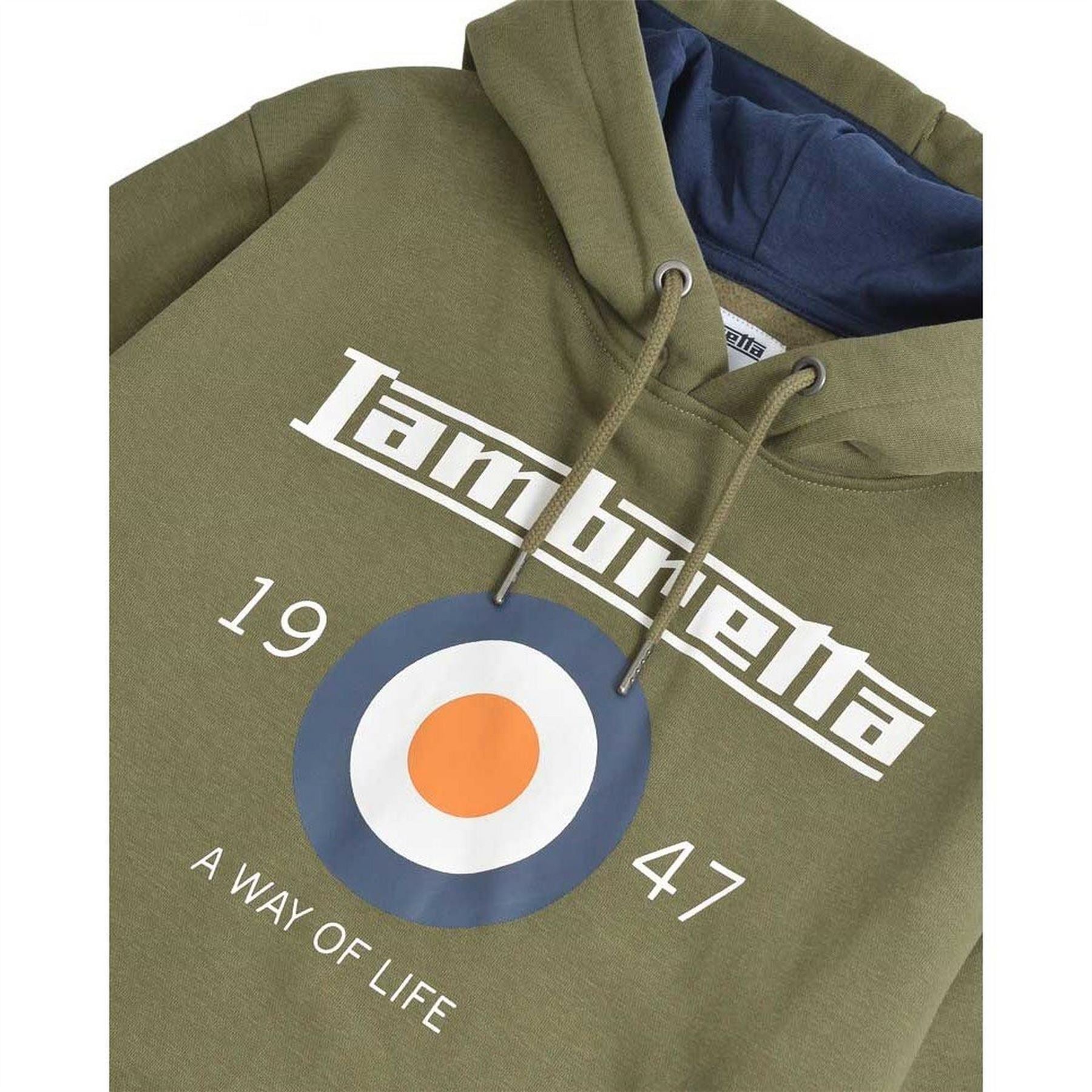 Lambretta Regular Fit Hooded Neck Sweatshirt