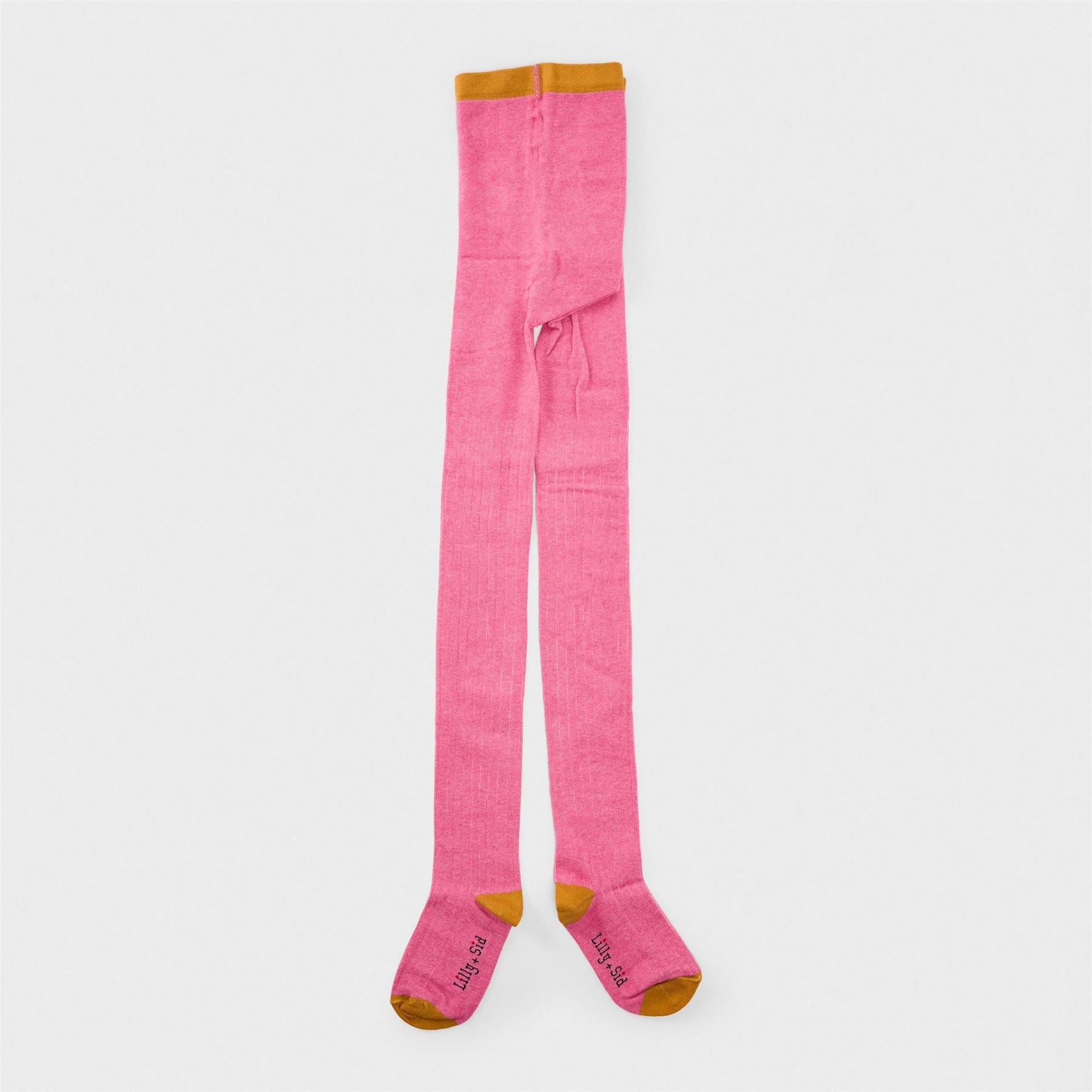Lilly and Sid Colored Ribbed Opaque Tights