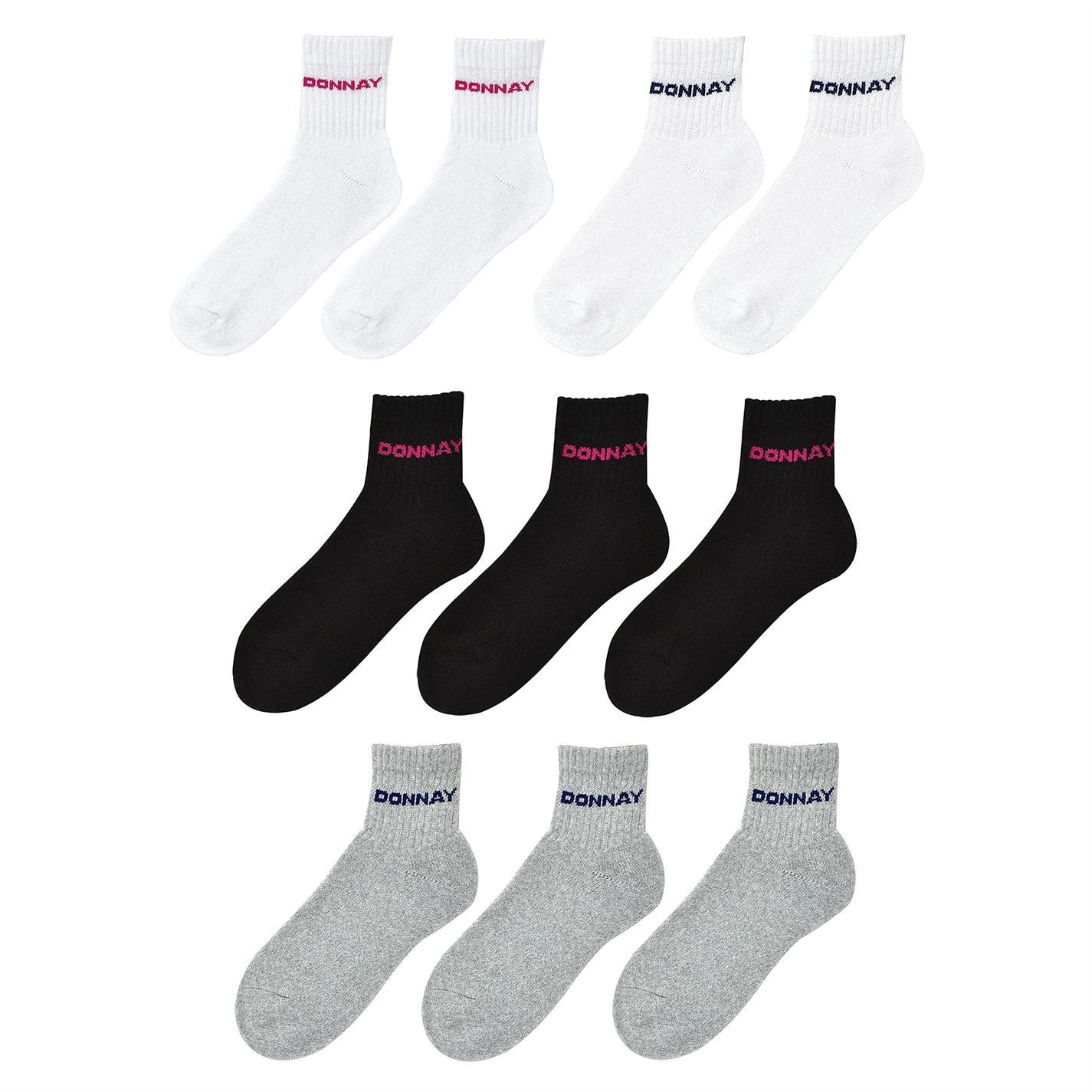 Donnay  10 Pack Quarter Socks Childrens