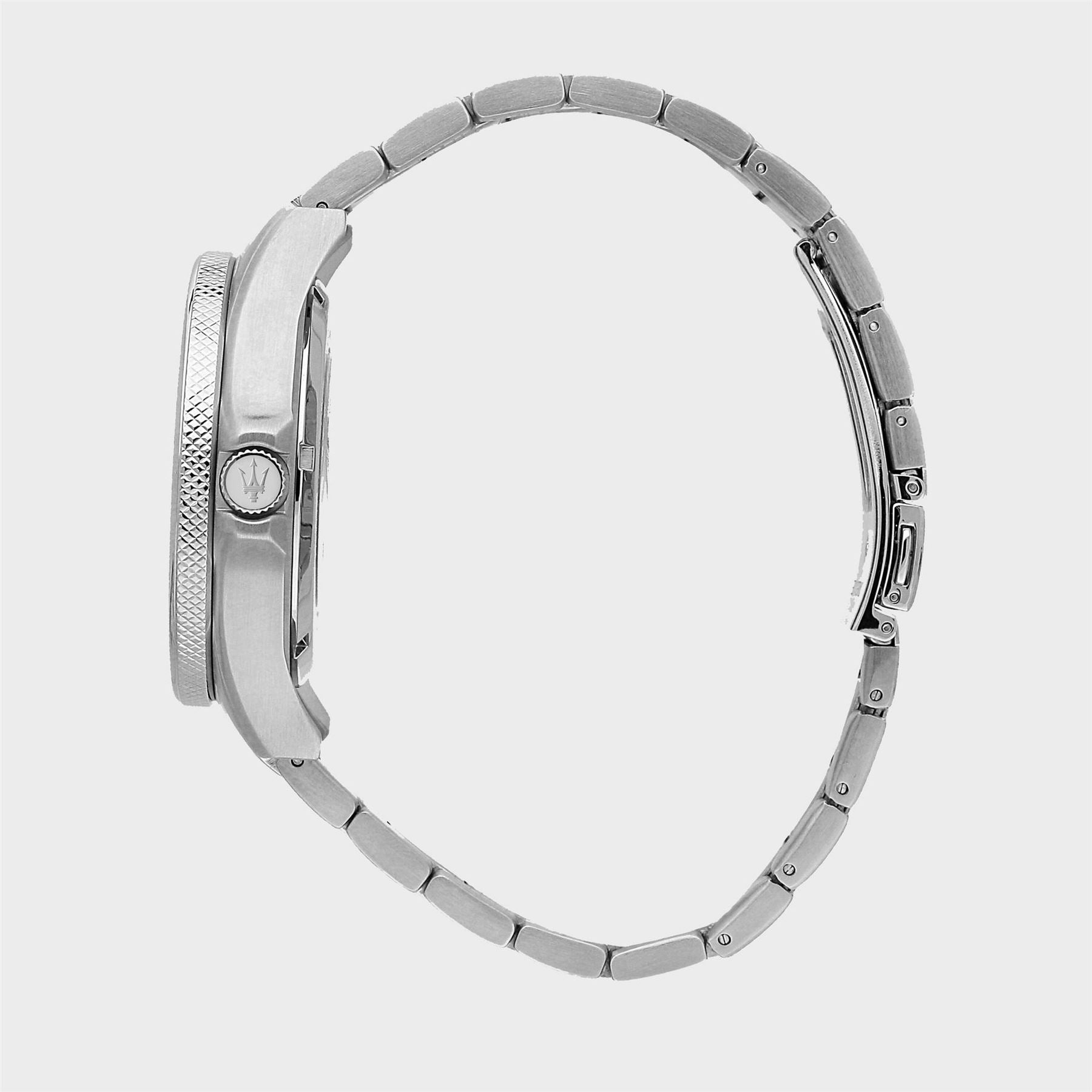 Maserati Sfida Skeleton Steel Bracelet Analogue Watch