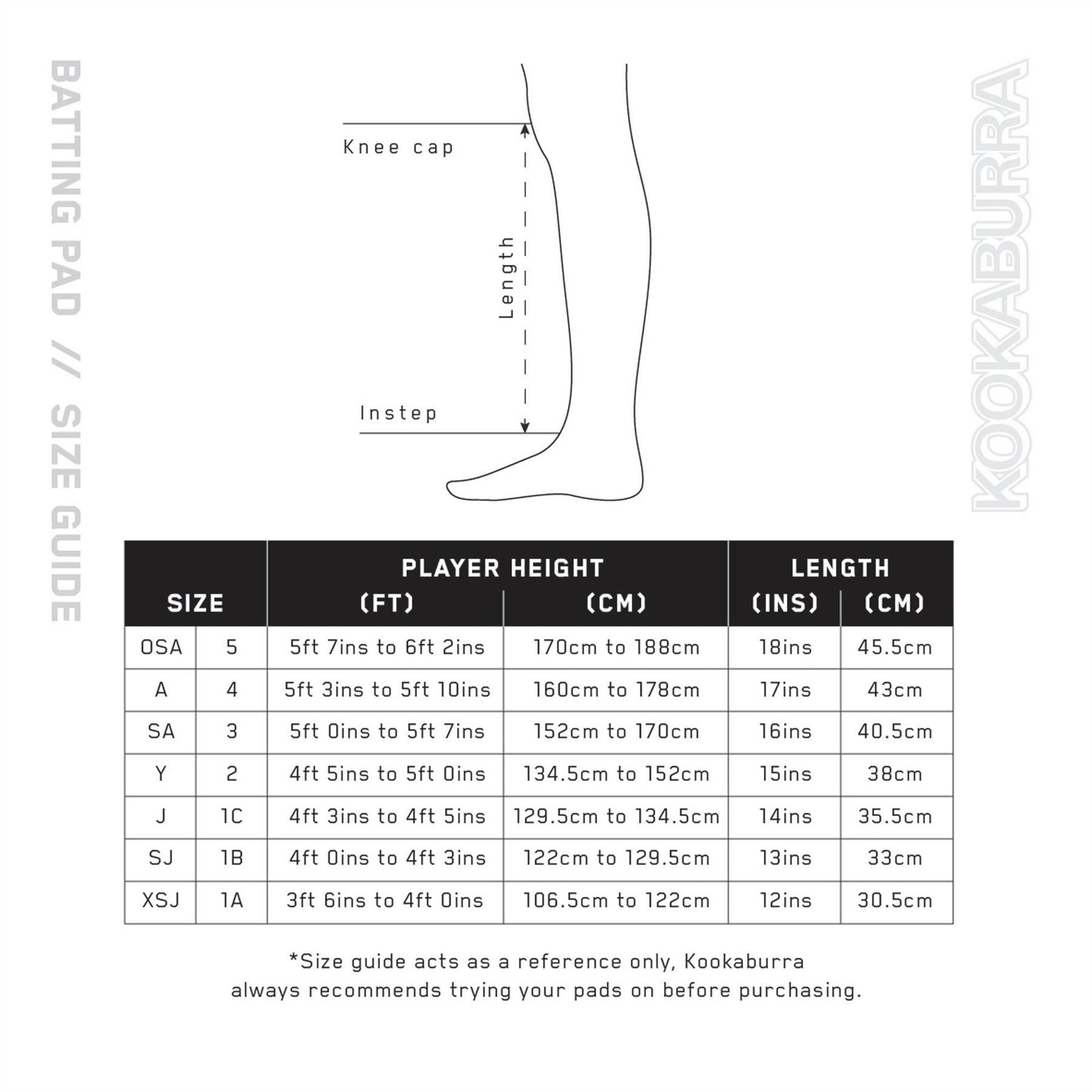 Kookaburra Sport Kahuna 500 Batting Pads   Adult