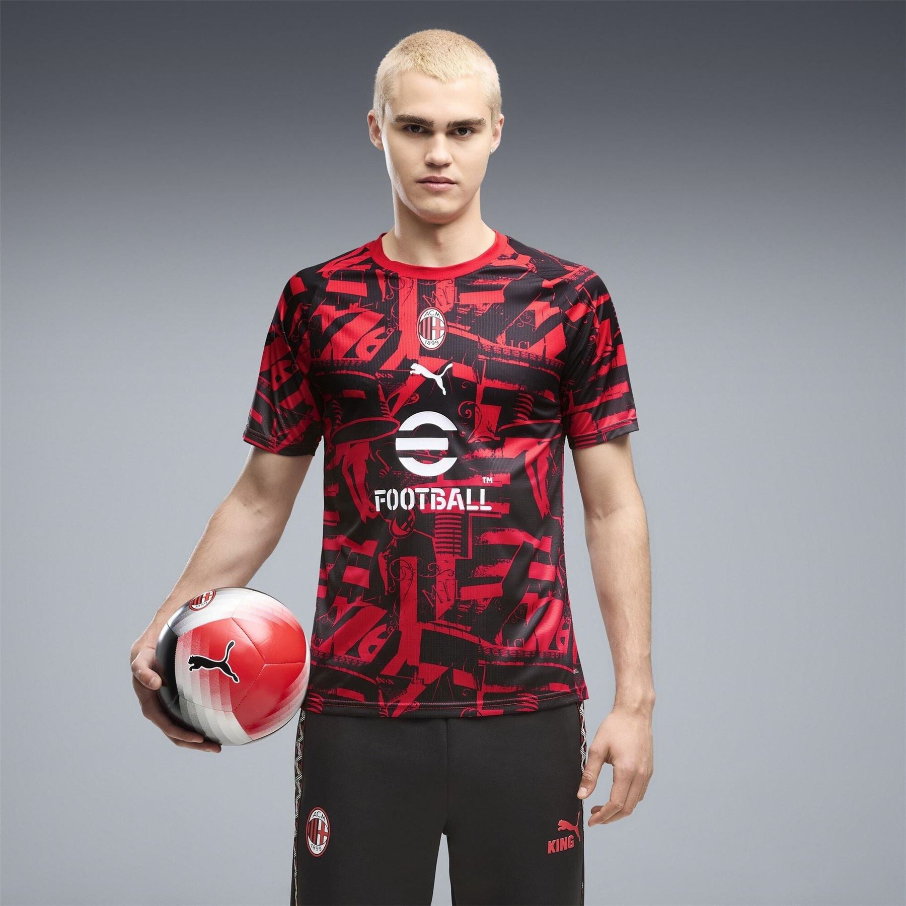 Puma Mens Milan Pre Match Shirt 2026 27