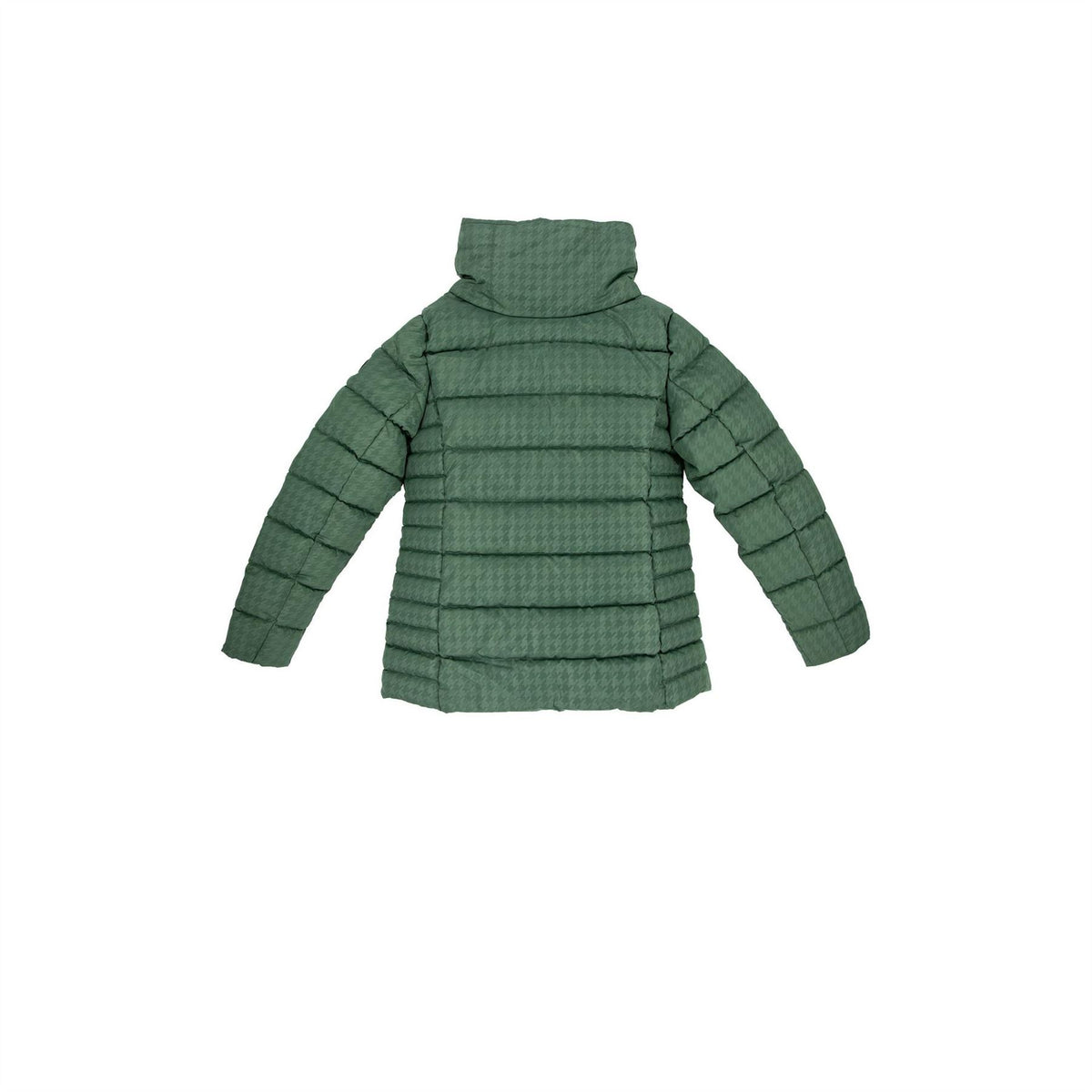 Firetrap Houndstooth Drawstring Puffer Jacket with Zipped Pocket