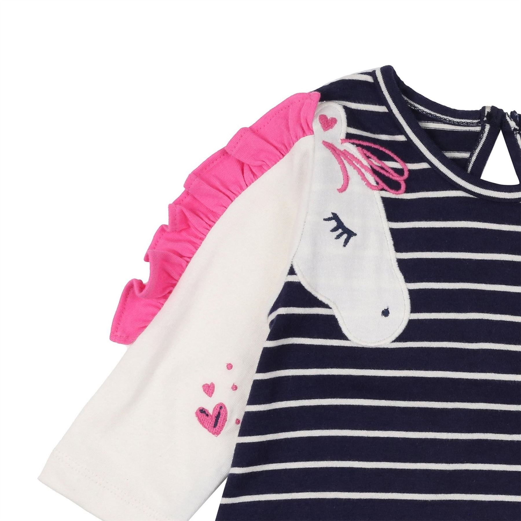 Lilly and Sid Keyhole Neck Three Quarter Sleeve T-Shirt Legging Coord Set