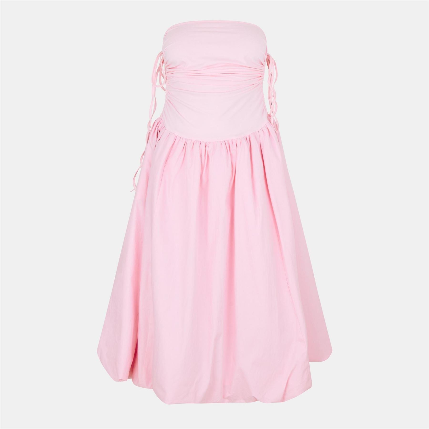 AmyLynn Amy Lynn Alexa Shoulder Tie Ultra Mini Peplum Dress