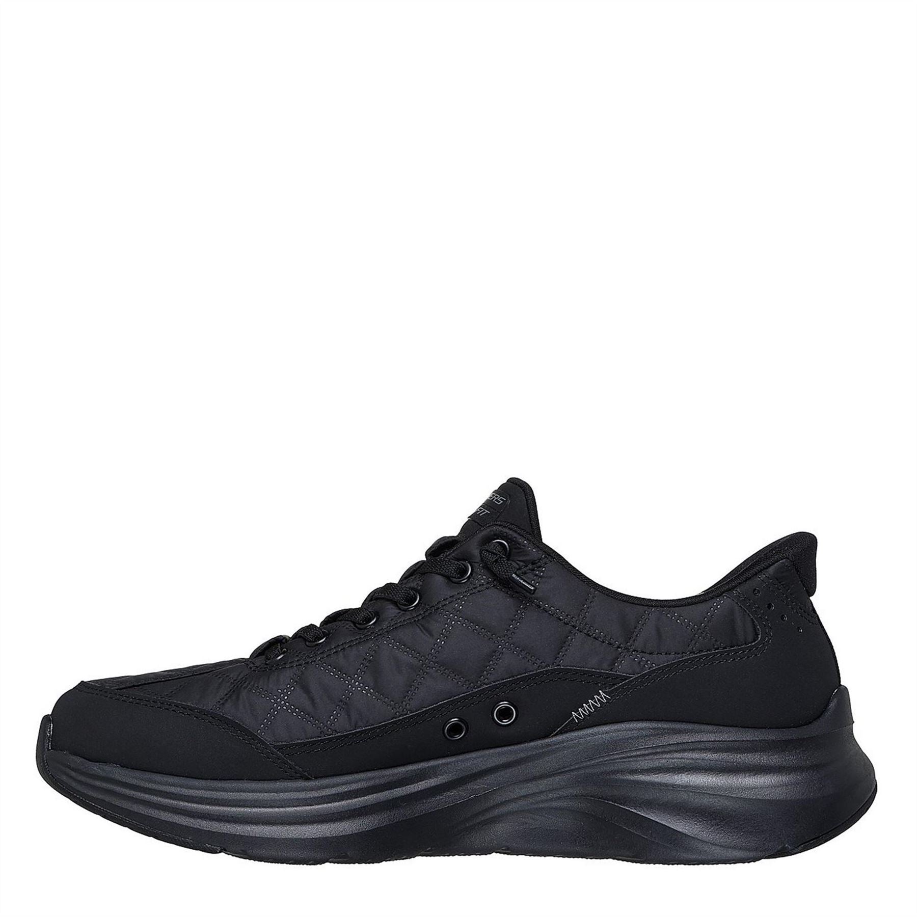 Skechers Mens Quilted Upper Sneaker Slip On Trainers