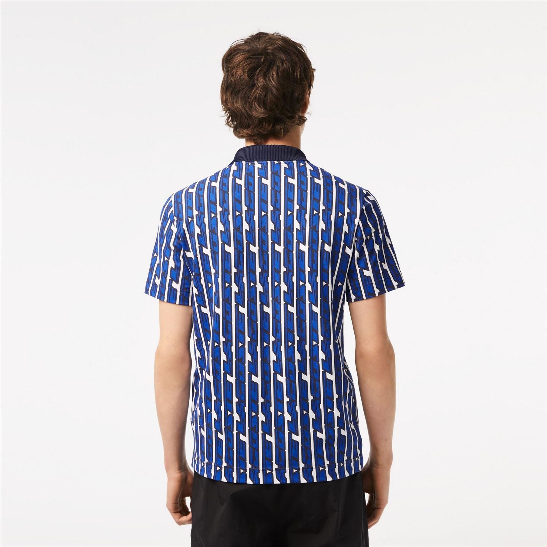 Lacoste Printed Short Sleeve Polo Shirt