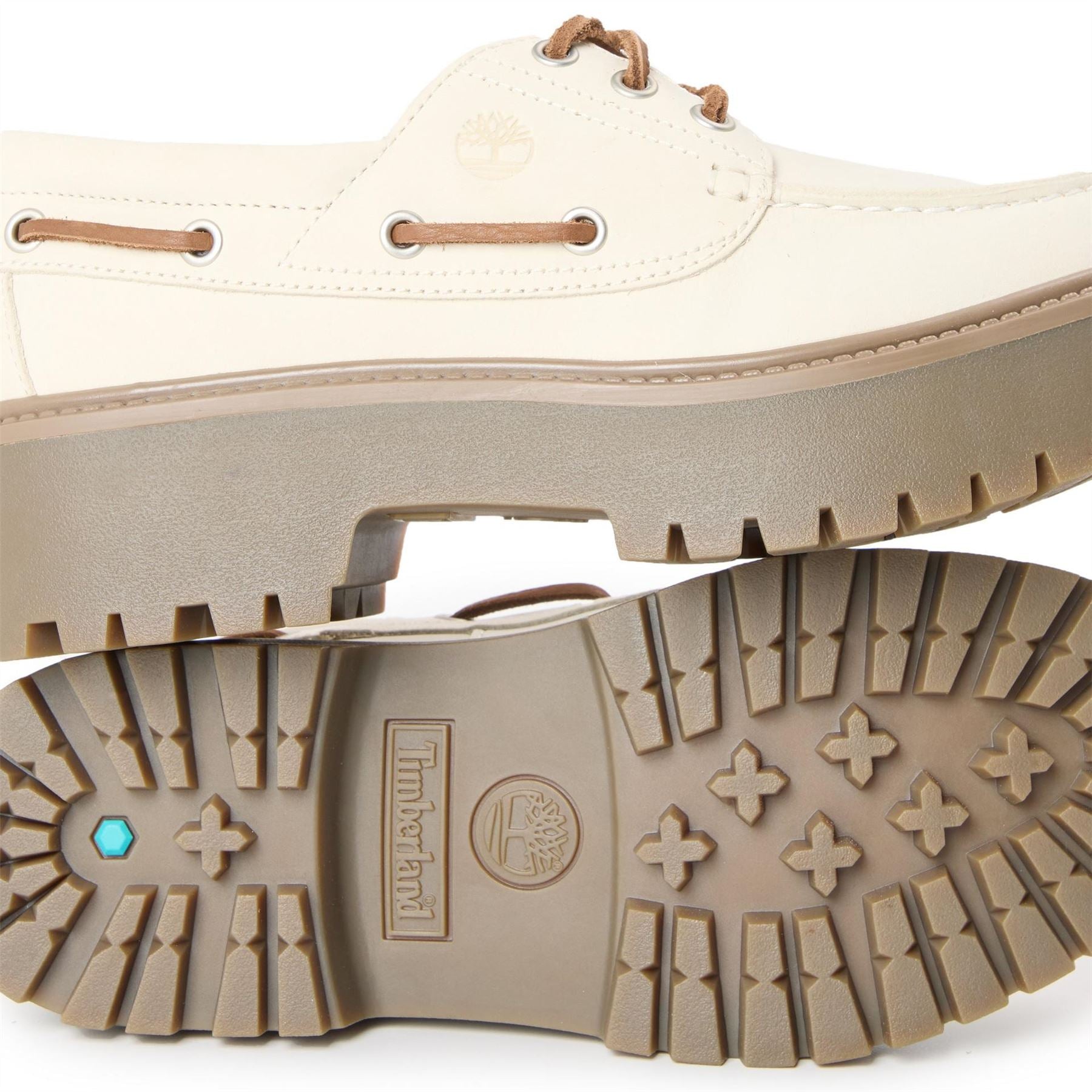 Timberland Stone Street Boat Shoe Natural Nubu