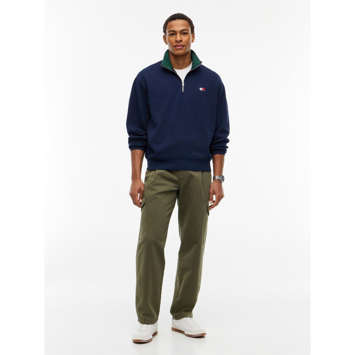 Tommy Jeans 1 4zip Collr Logo