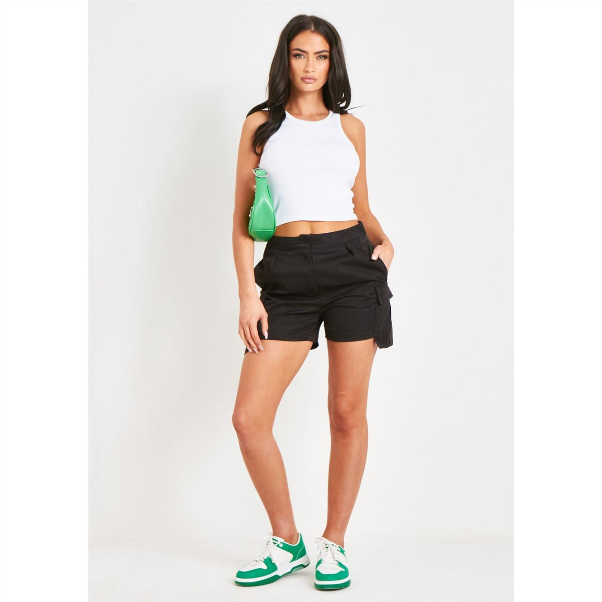 Missy Empire Detail Cargo Shorts