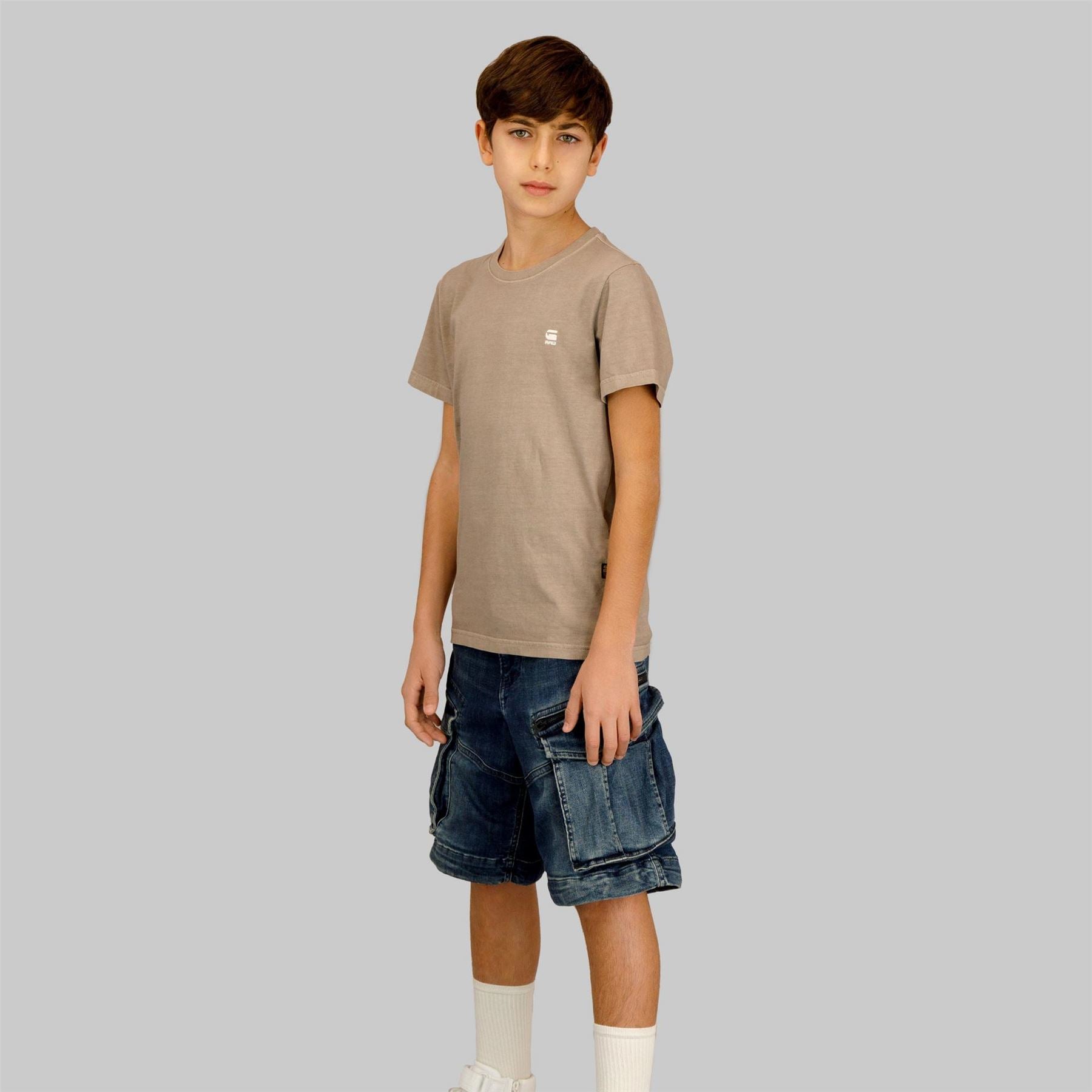 G Star Junior Regular Fit Crew Neck T-Shirt