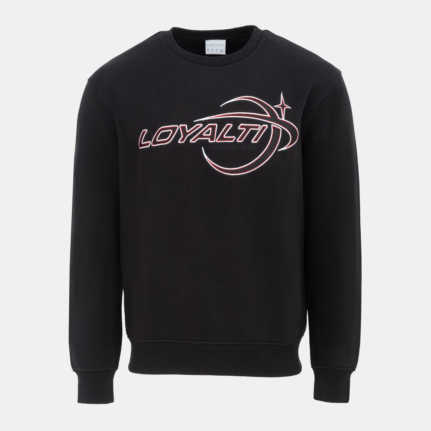 Loyalti Mens Galaxy Crewneck Sweatshirt