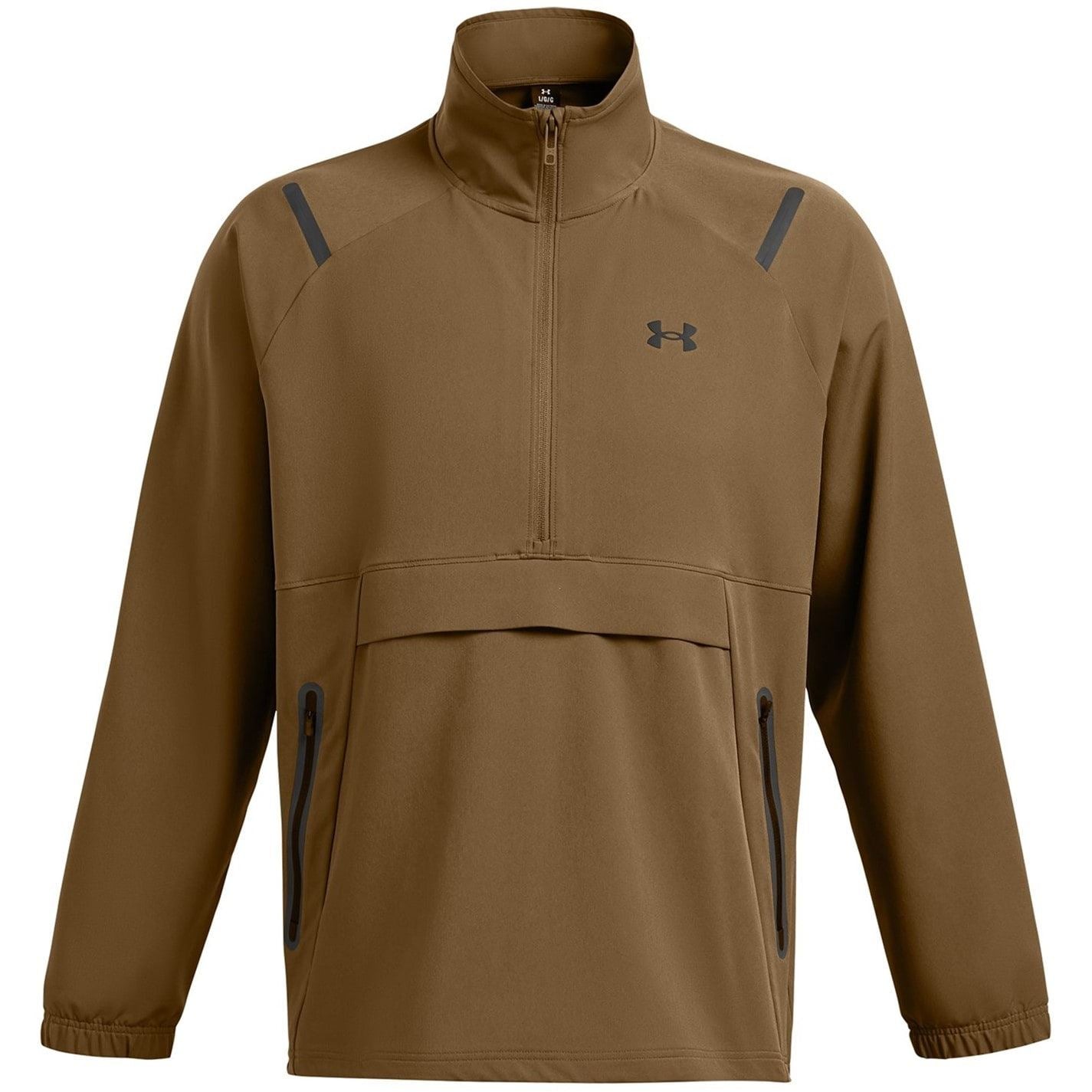 Under Armour Unstoppable Solid Patterned Anorak Jacket with Drawstring